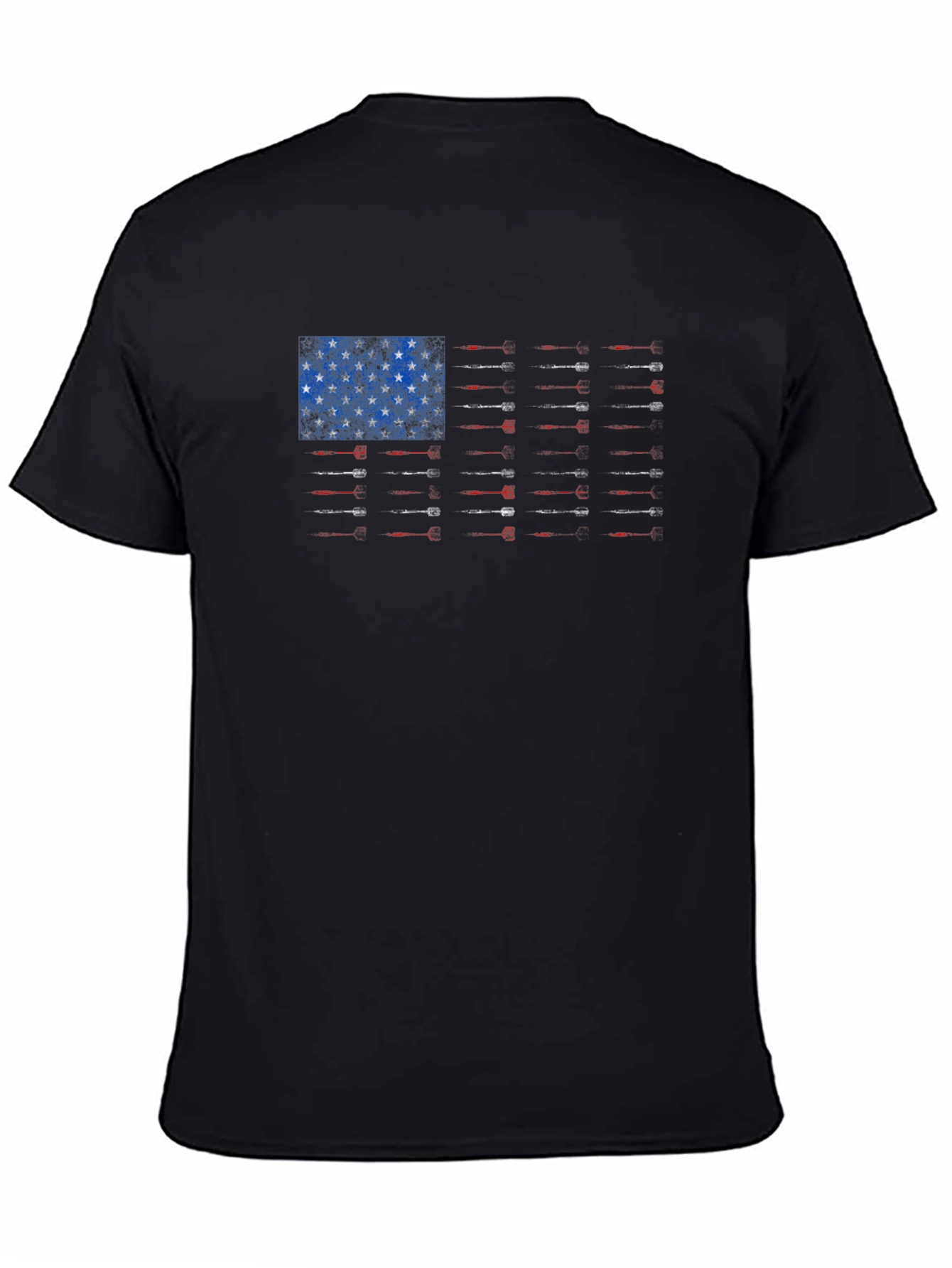American Flag Guns T-Shirt - Patriotic Design