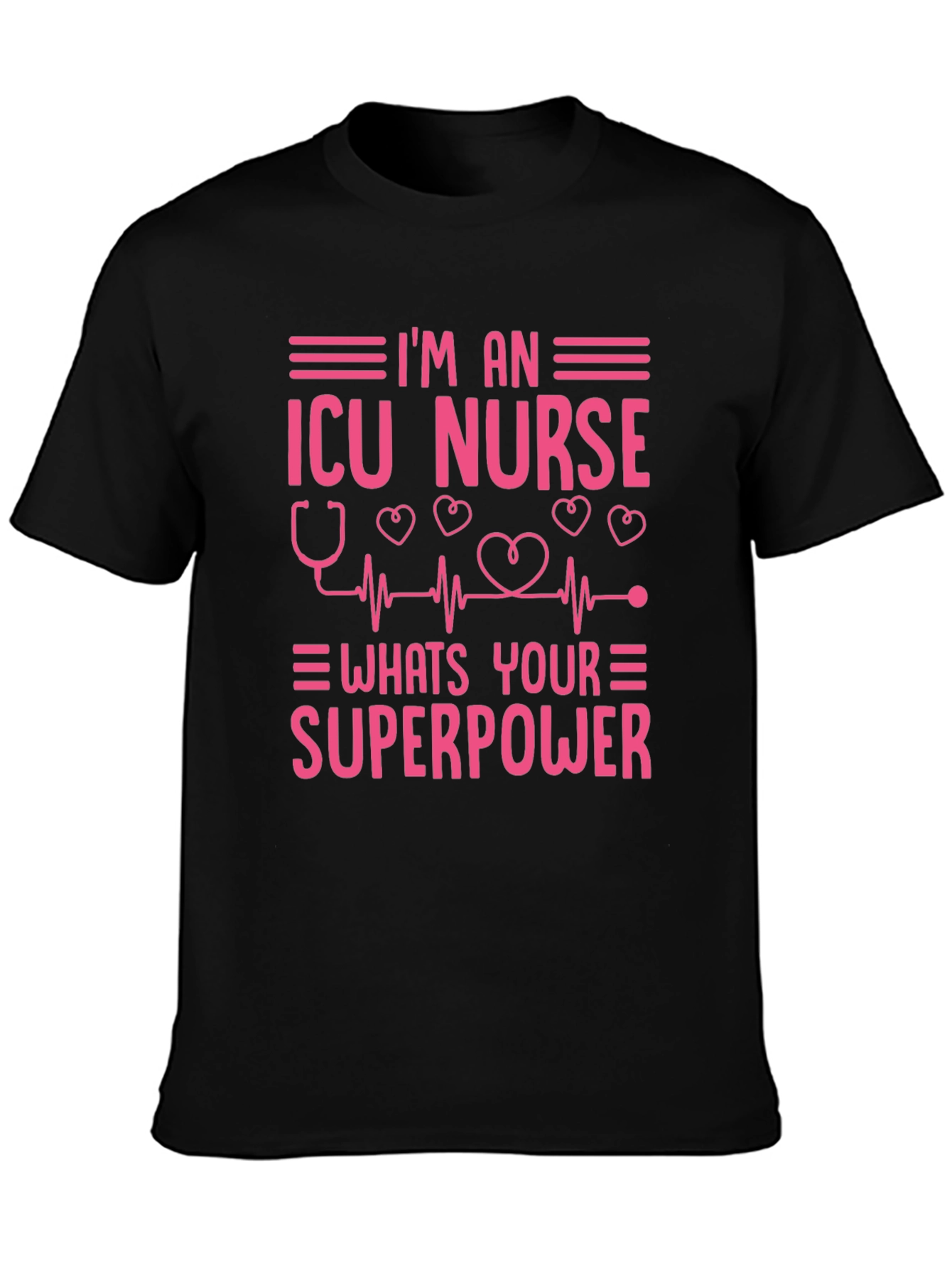ICU Nurse Superpower Graphic Tee