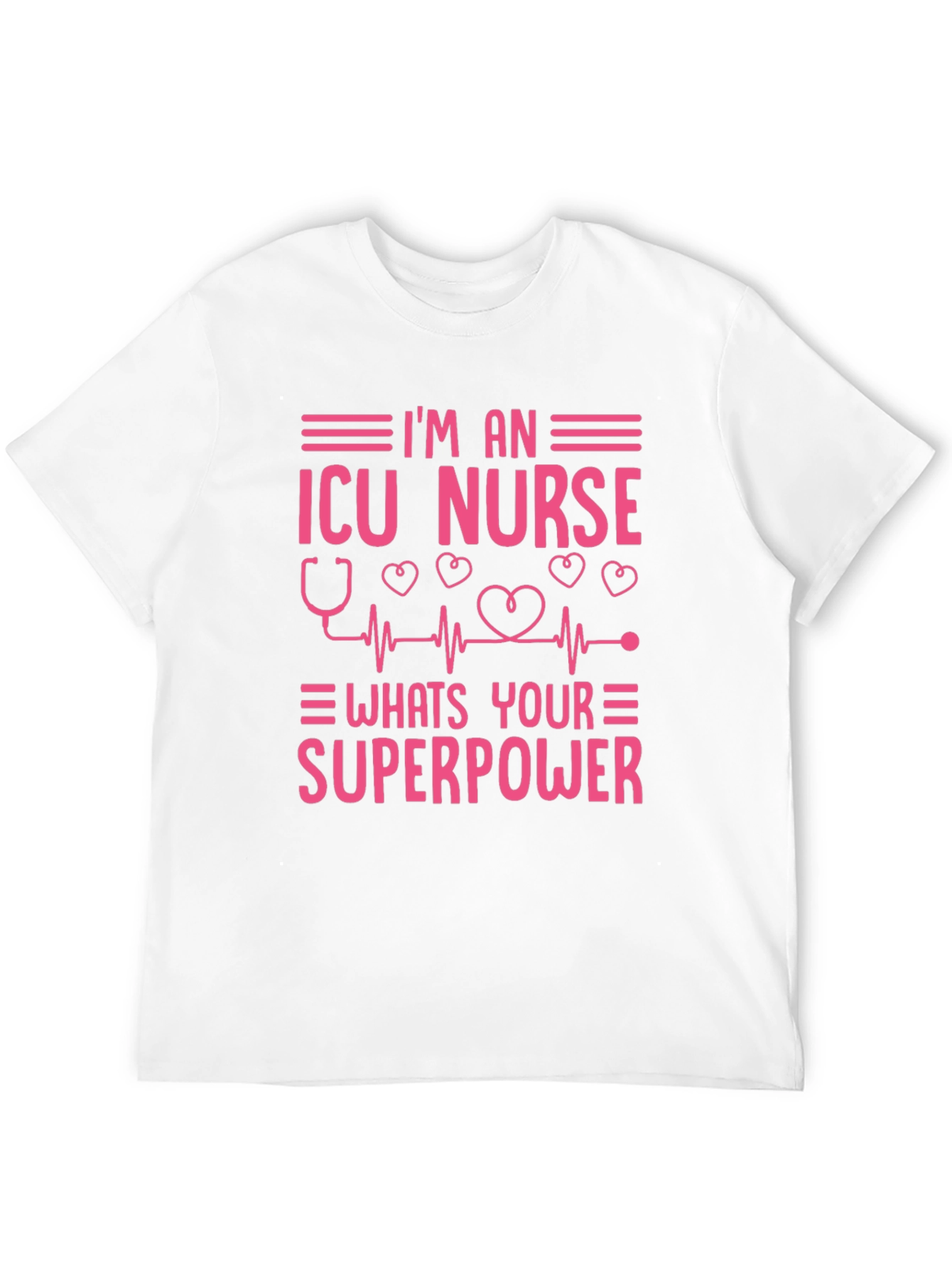 ICU Nurse Superpower Graphic Tee