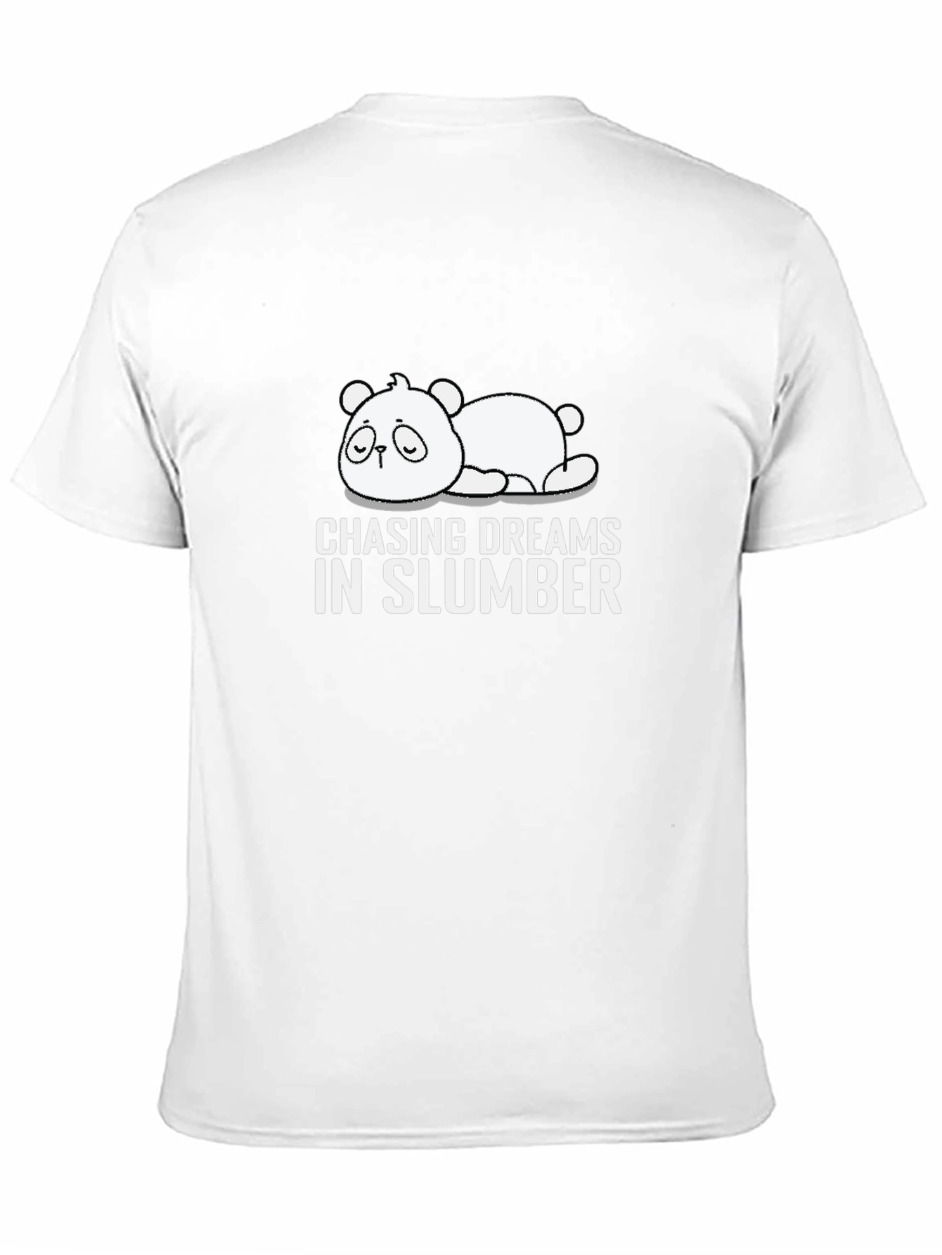 Chasing Dreams in Slumber Black T-Shirt