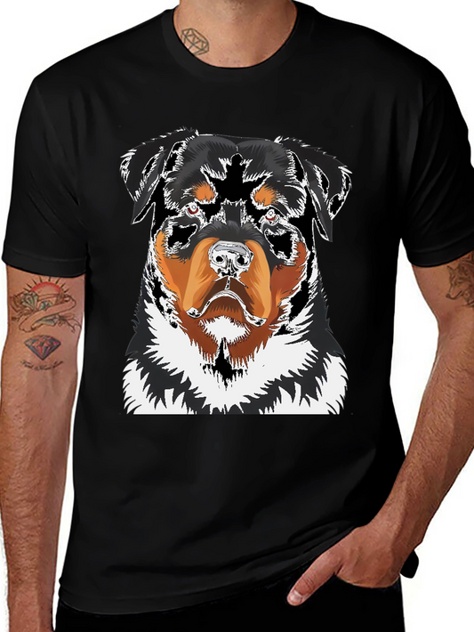 Rottweiler Graphic Tee - Cool Dog Lover T-Shirt