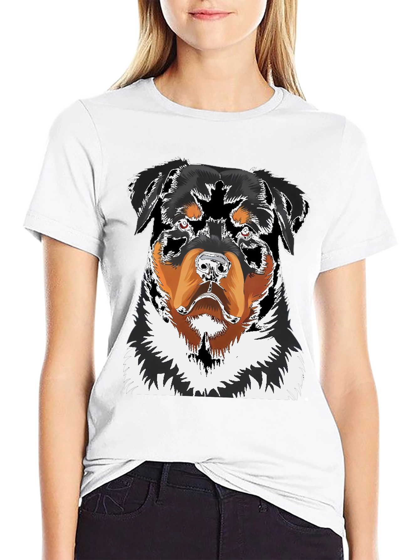 Rottweiler Graphic Tee - Cool Dog Lover T-Shirt