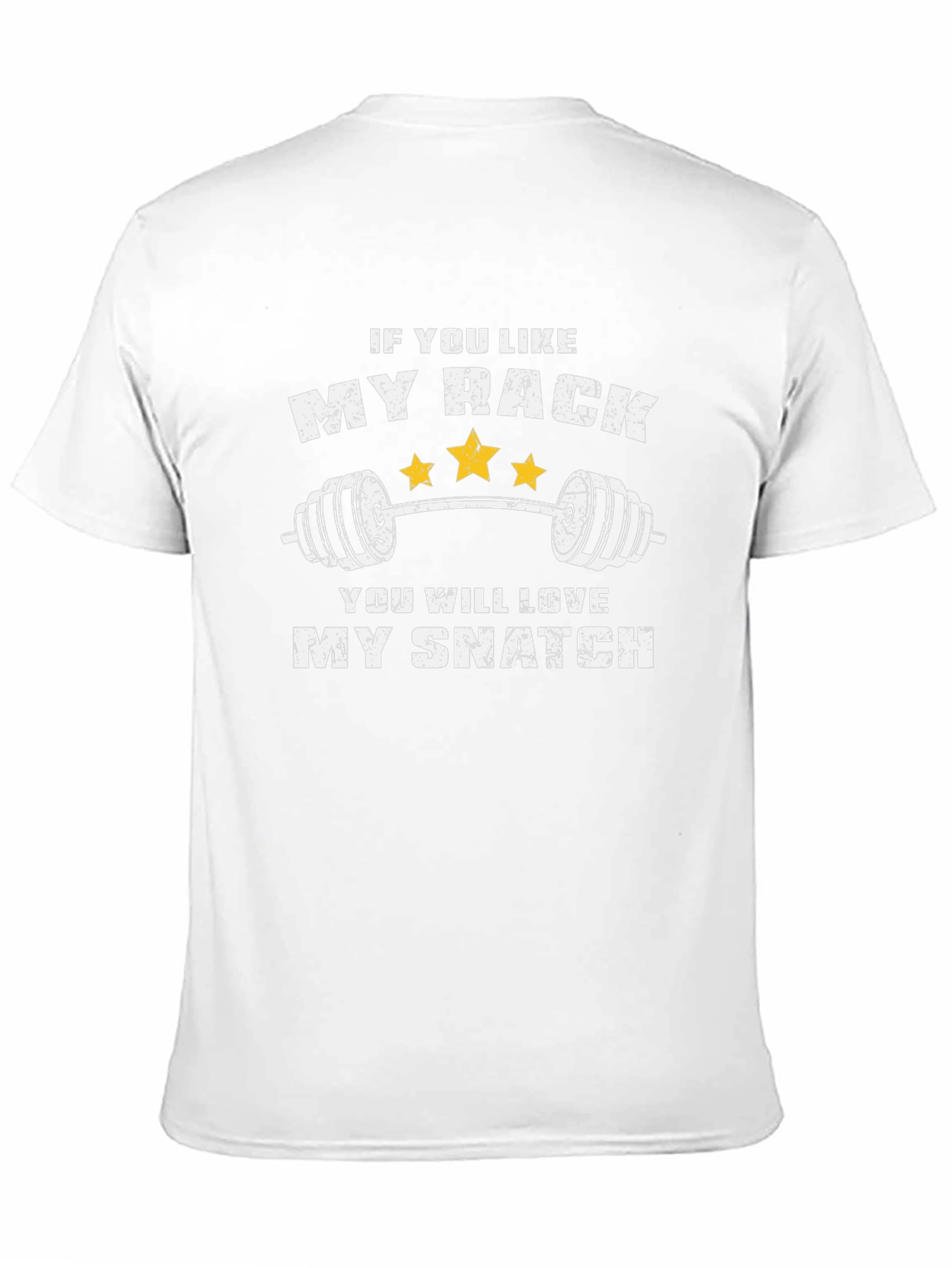 Funny Weightlifting T-Shirt - If You Like My Rack