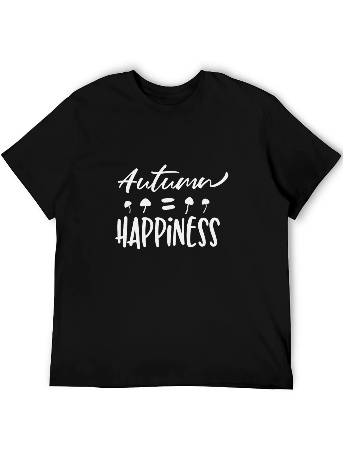 Autumn Happiness Graphic Tee - Soft Cotton Blend Shirt