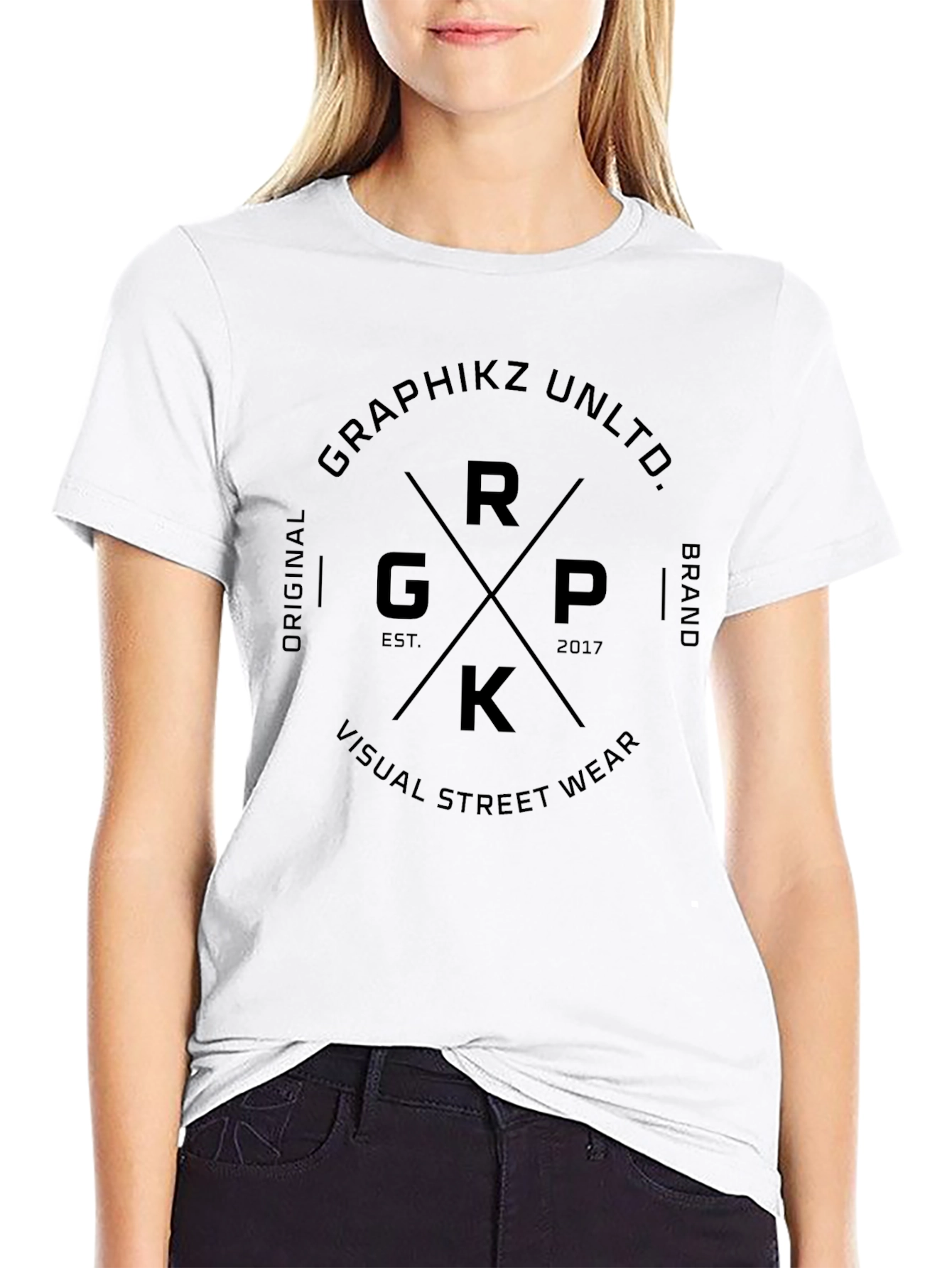 Black Graphic T-Shirt - GRAPHIKZ UNLTD.