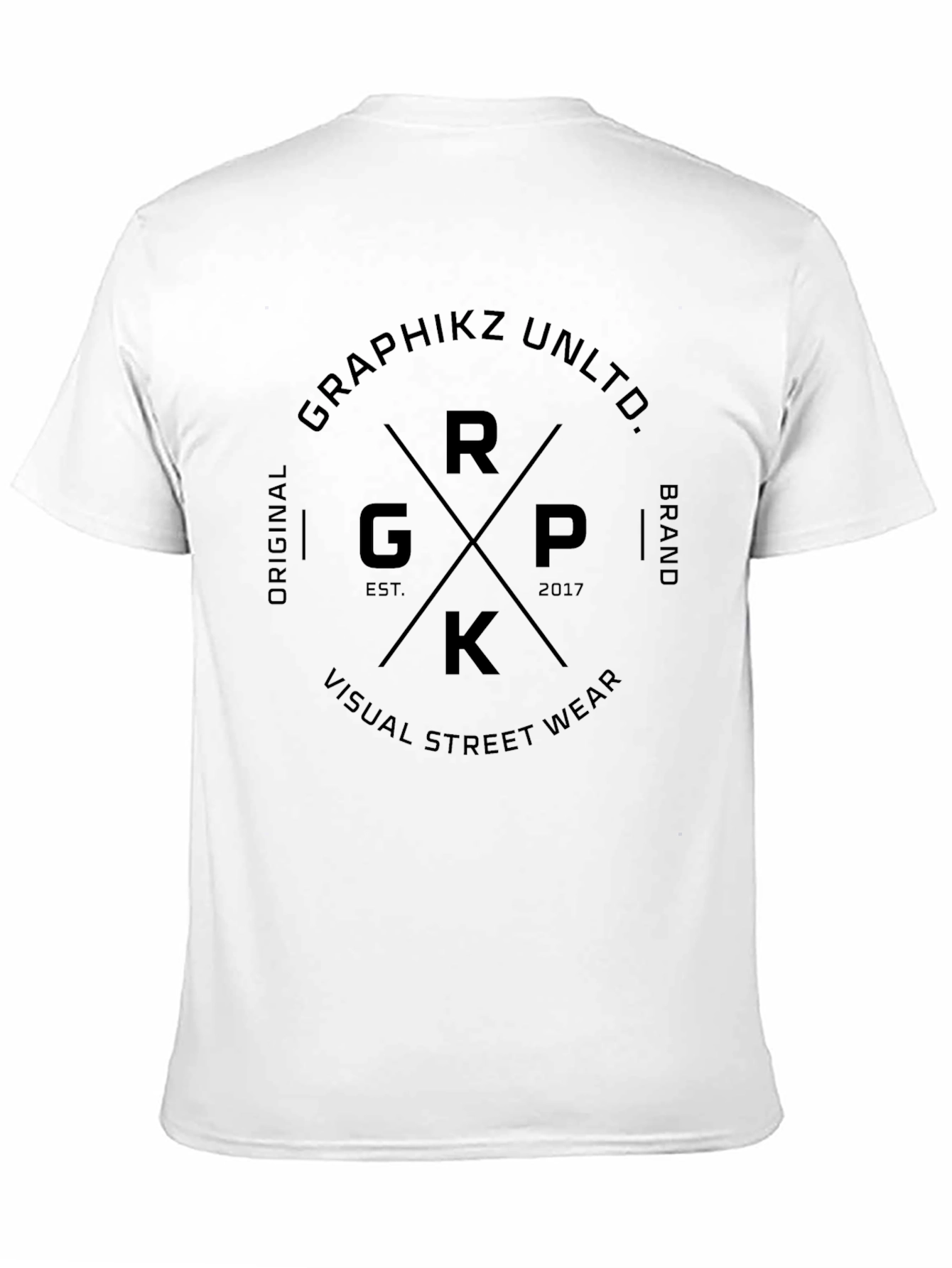 Black Graphic T-Shirt - GRAPHIKZ UNLTD.