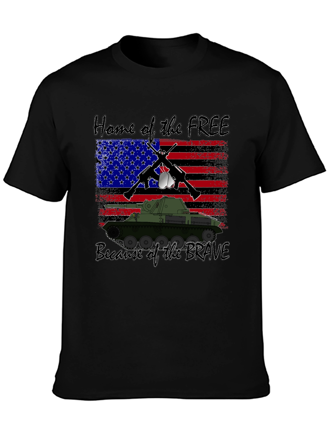 Patriotic Home of the Free T-Shirt