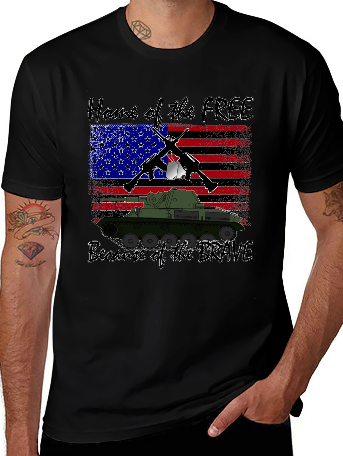 Patriotic Home of the Free T-Shirt