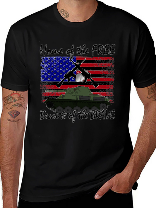 Patriotic Home of the Free T-Shirt