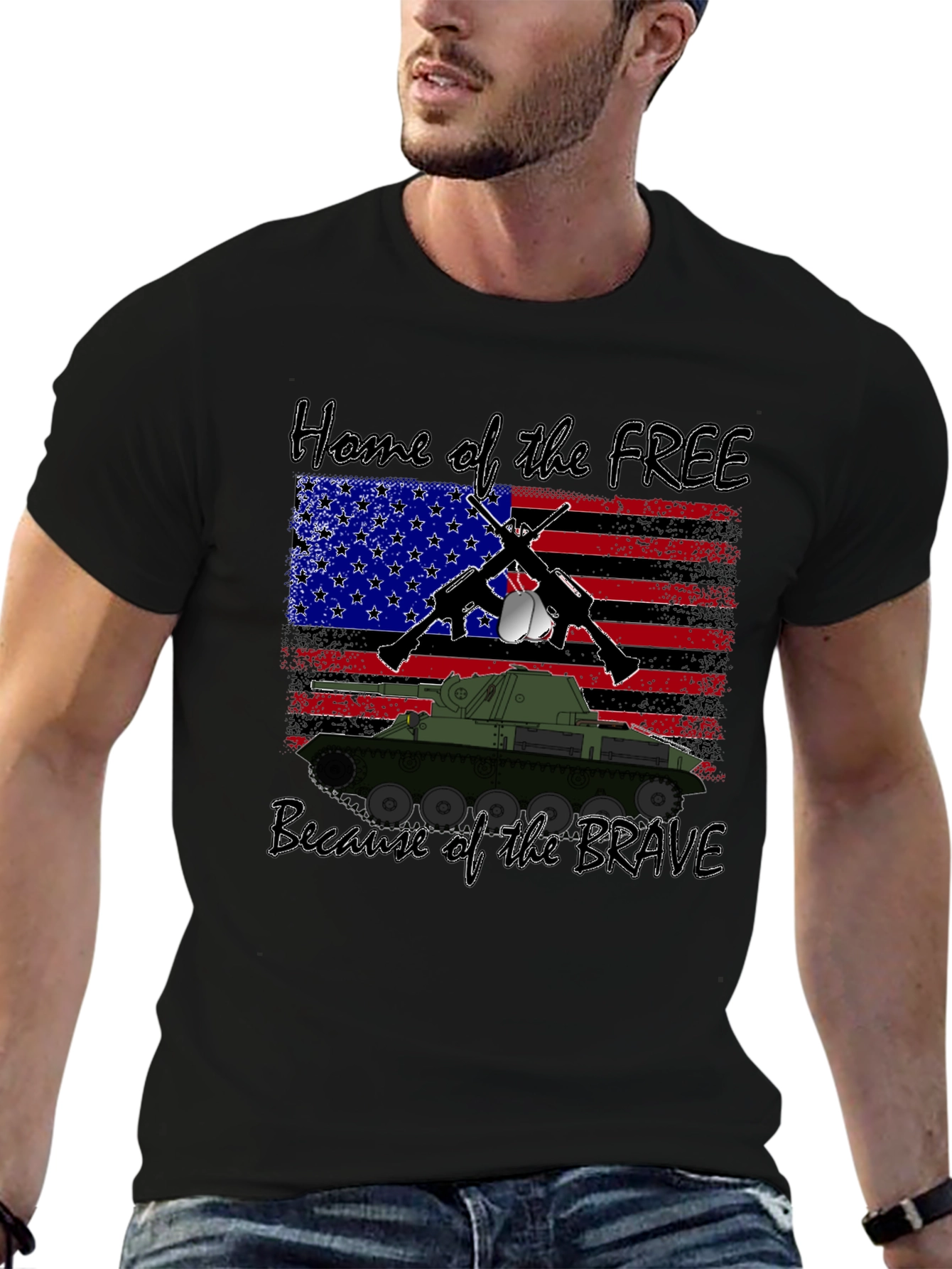 Patriotic Home of the Free T-Shirt