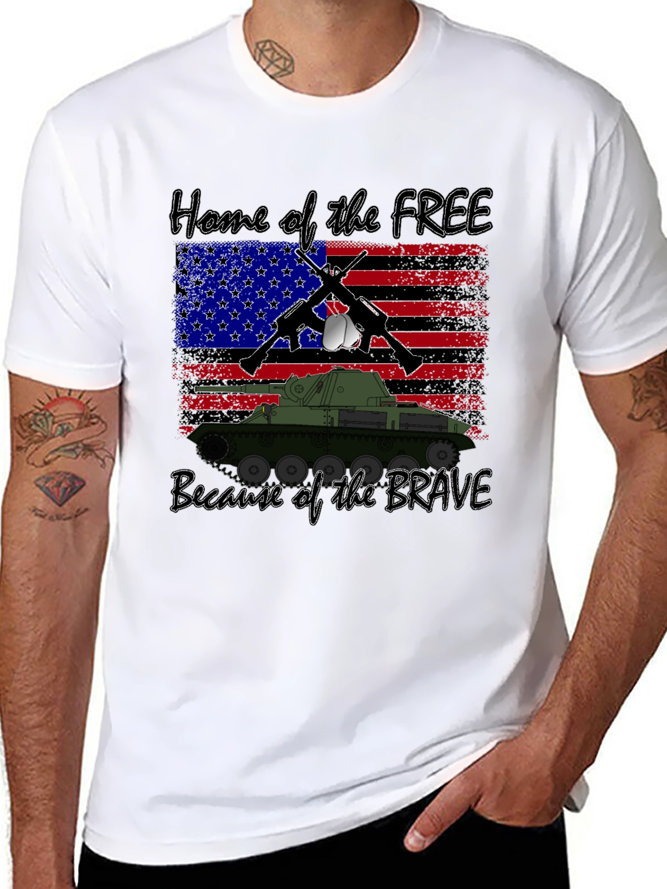 Patriotic Home of the Free T-Shirt
