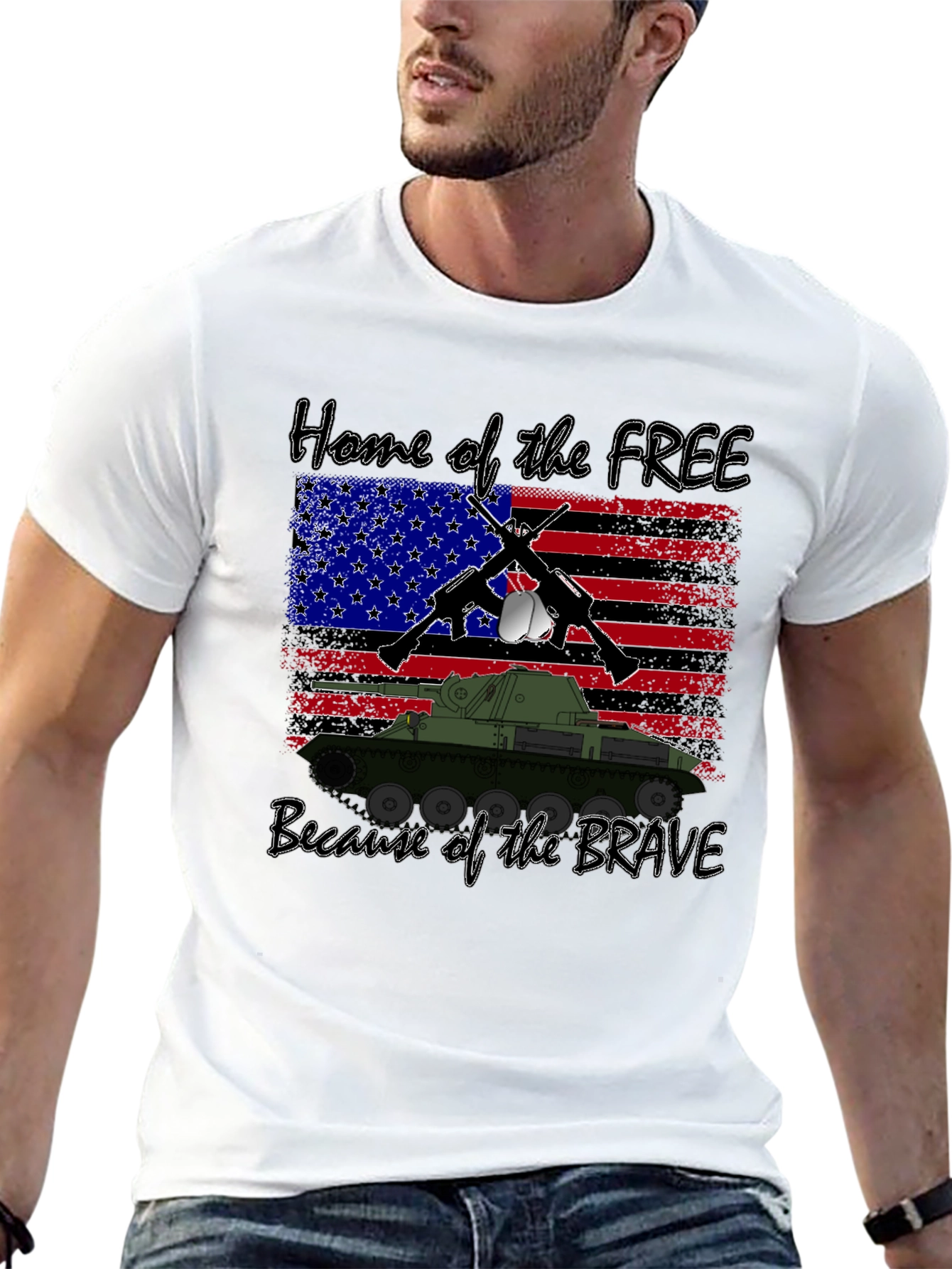 Patriotic Home of the Free T-Shirt