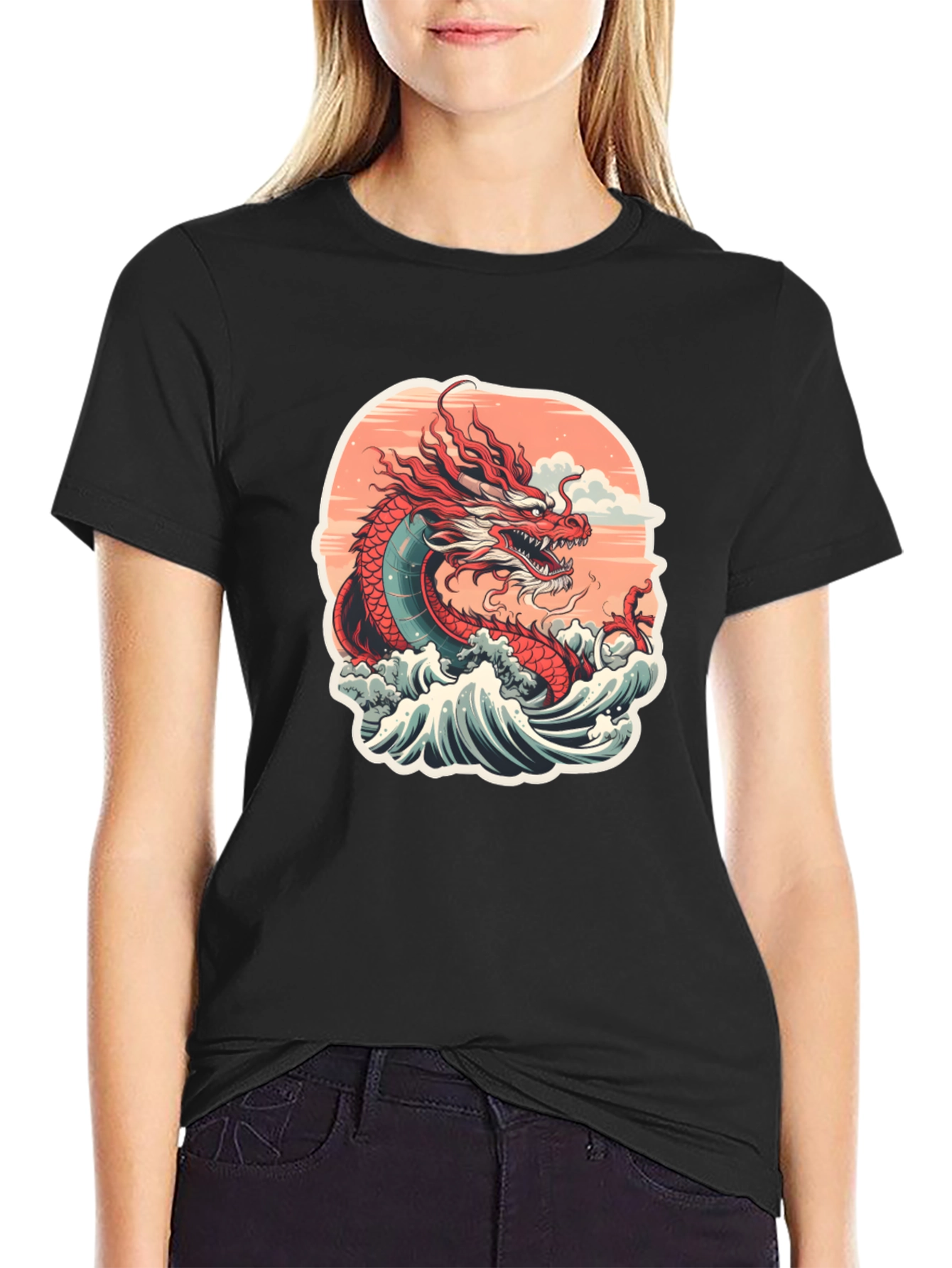 Dragon Wave Graphic Tee