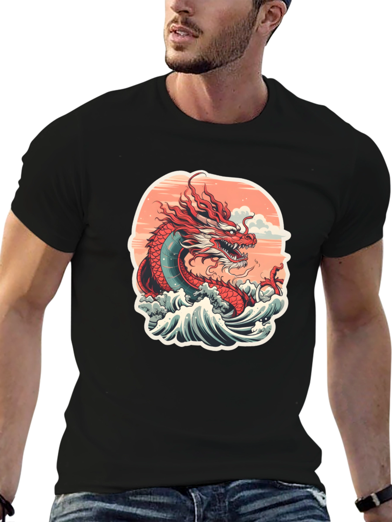 Dragon Wave Graphic Tee
