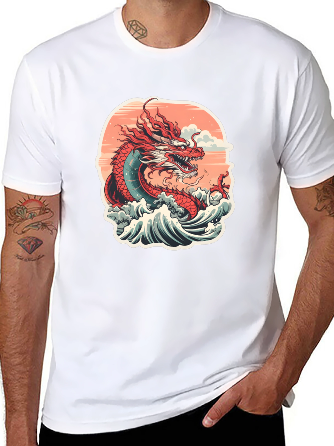 Dragon Wave Graphic Tee