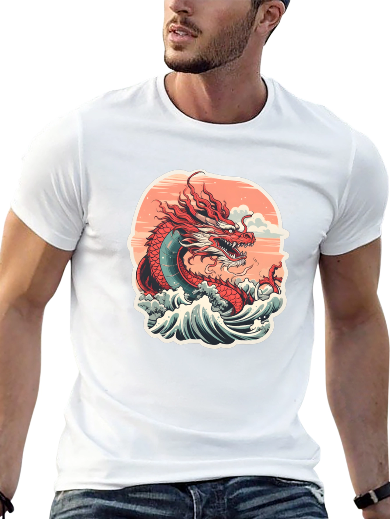 Dragon Wave Graphic Tee