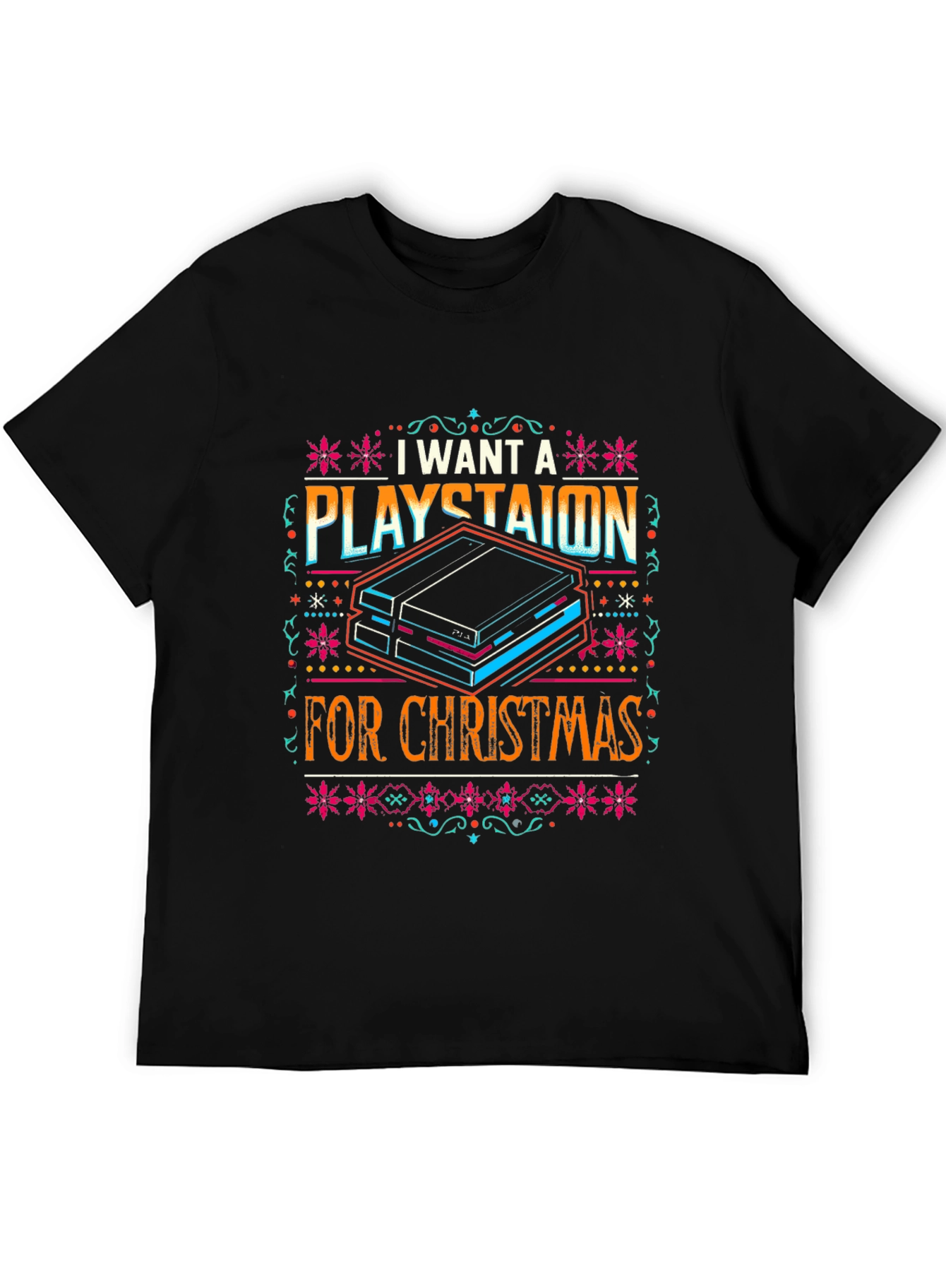 I Want a Playstaion for Christmas Graphic Tee