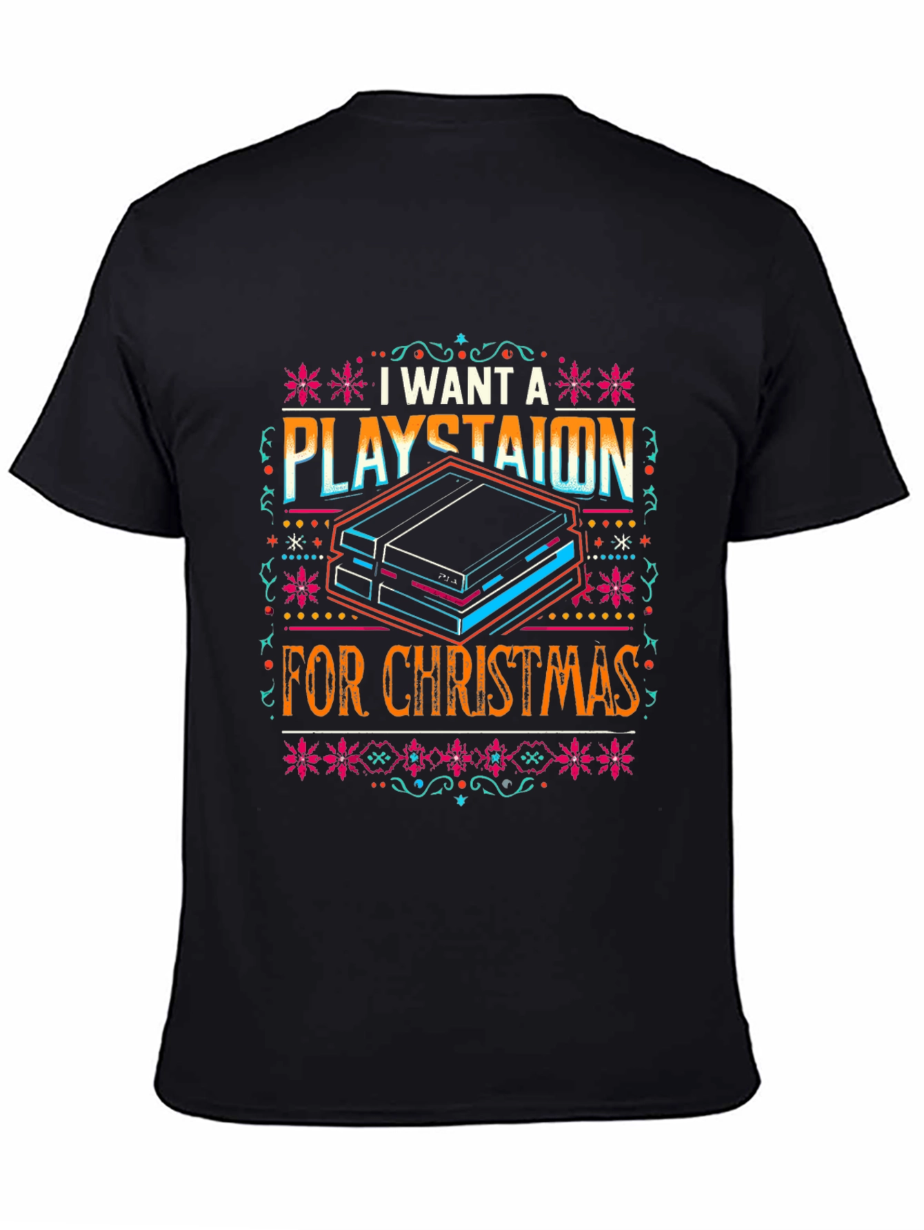 I Want a Playstaion for Christmas Graphic Tee