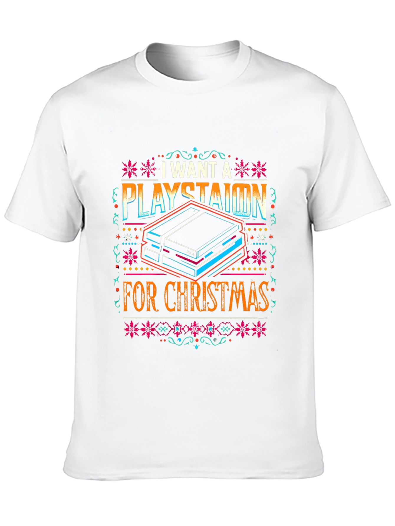 I Want a Playstaion for Christmas Graphic Tee