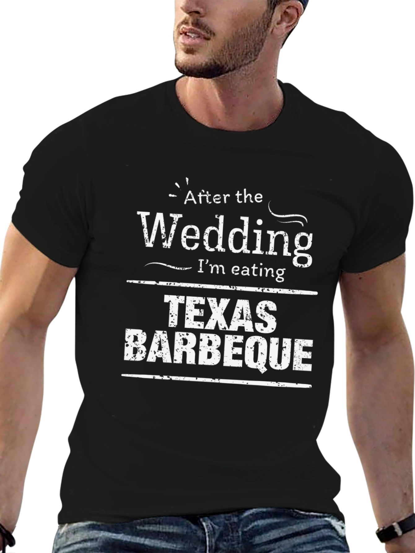 After the Wedding Texas Barbeque Graphic T-Shirt