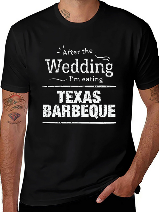 After the Wedding Texas Barbeque Graphic T-Shirt