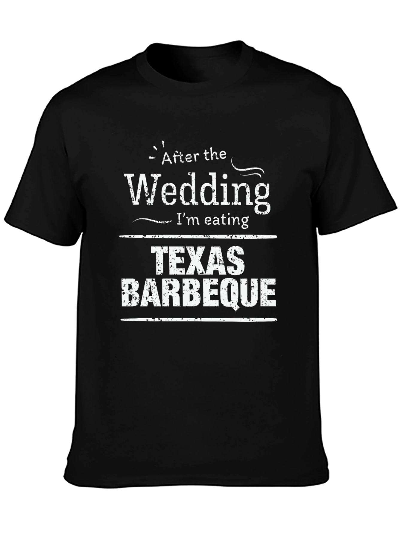 After the Wedding Texas Barbeque Graphic T-Shirt