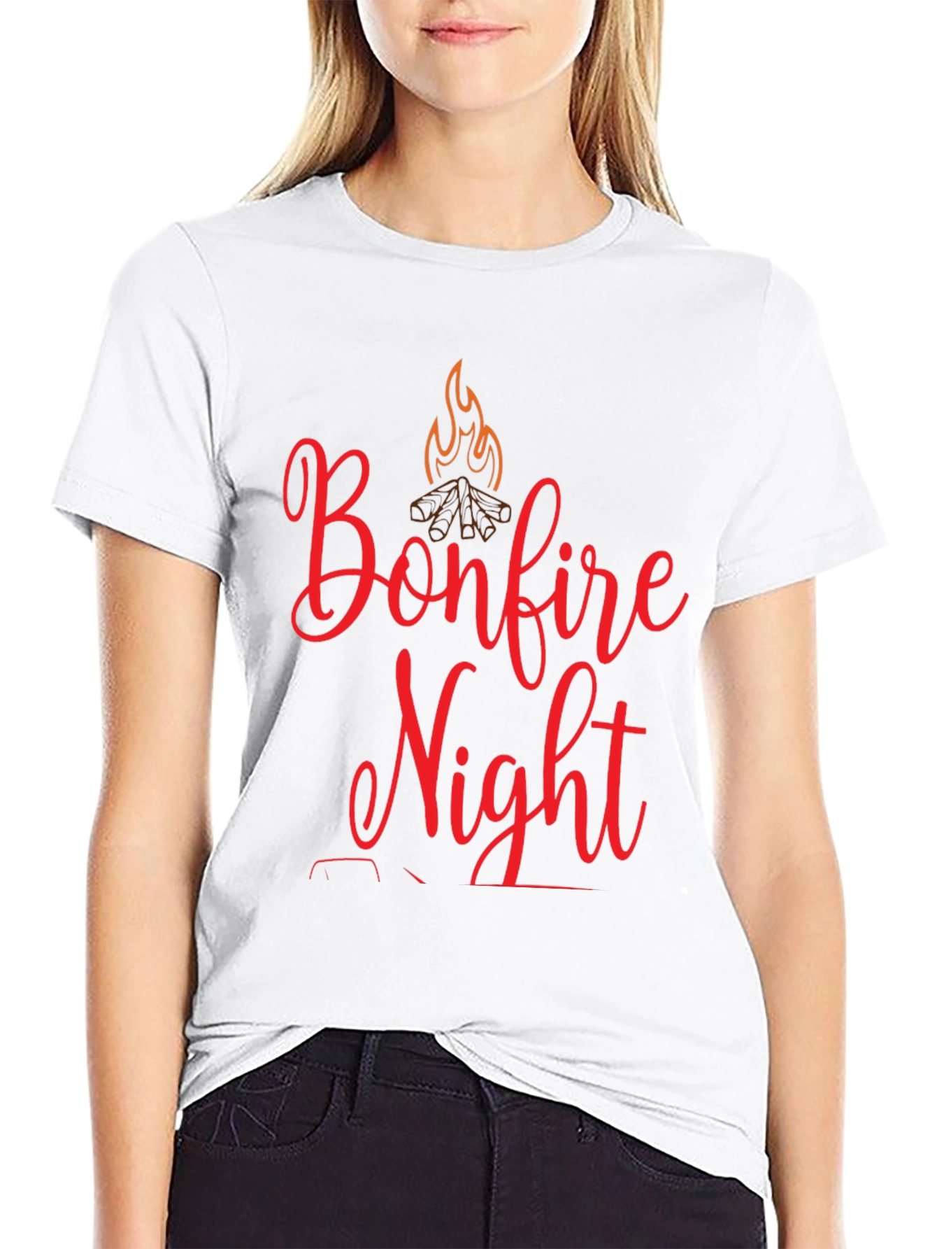Bonfire Night Graphic Tee - Cozy Fall Vibes