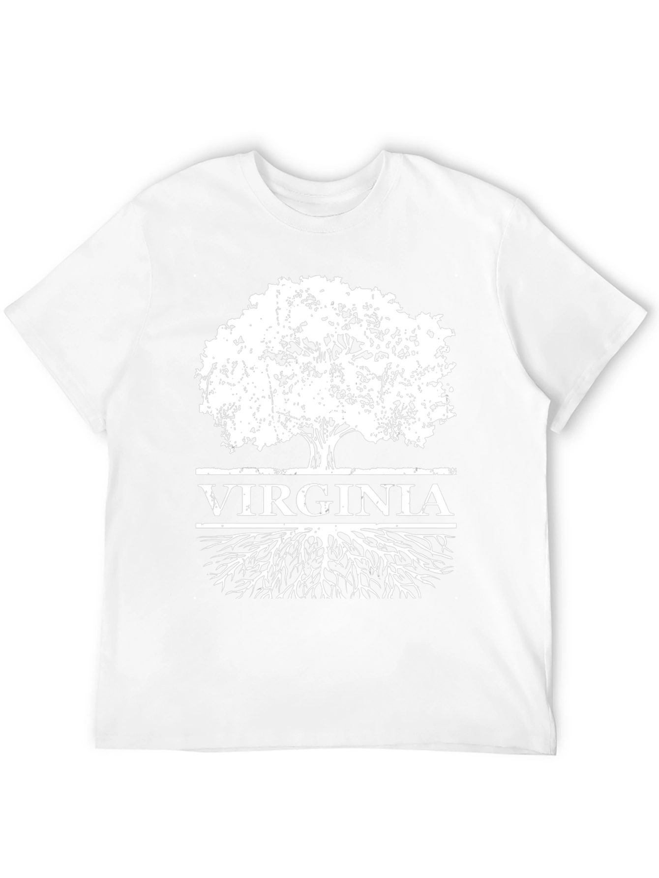 Virginia Roots Tree Black T-Shirt