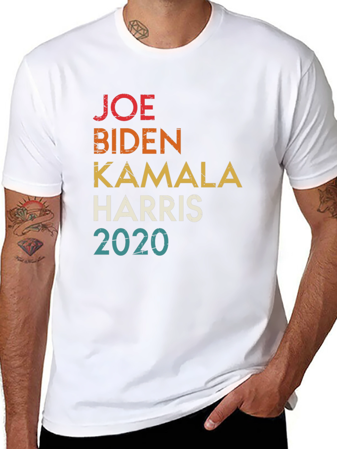 Joe Biden Kamala Harris 2020 Retro T-Shirt