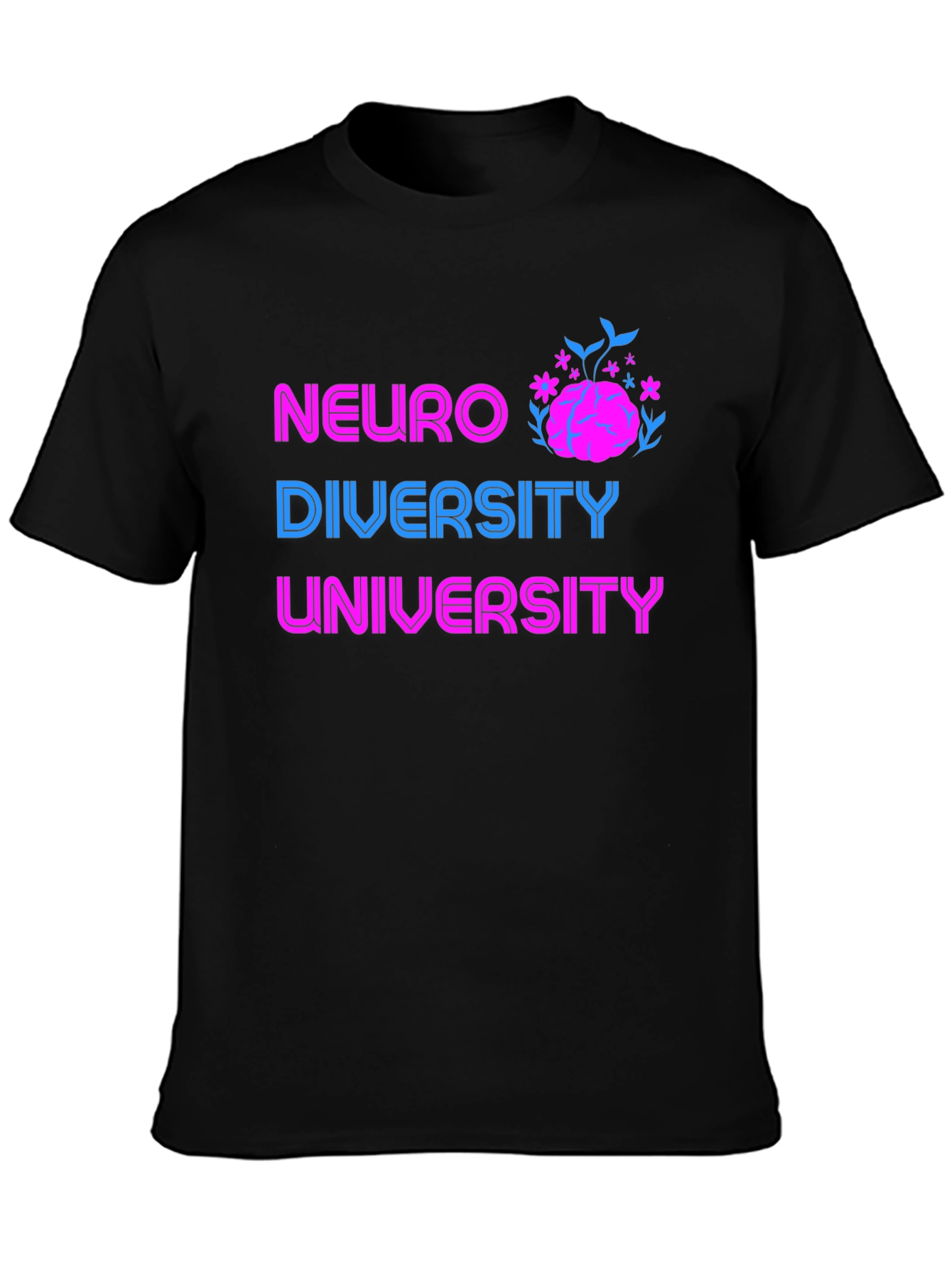 Neurodiversity University Graphic T-Shirt