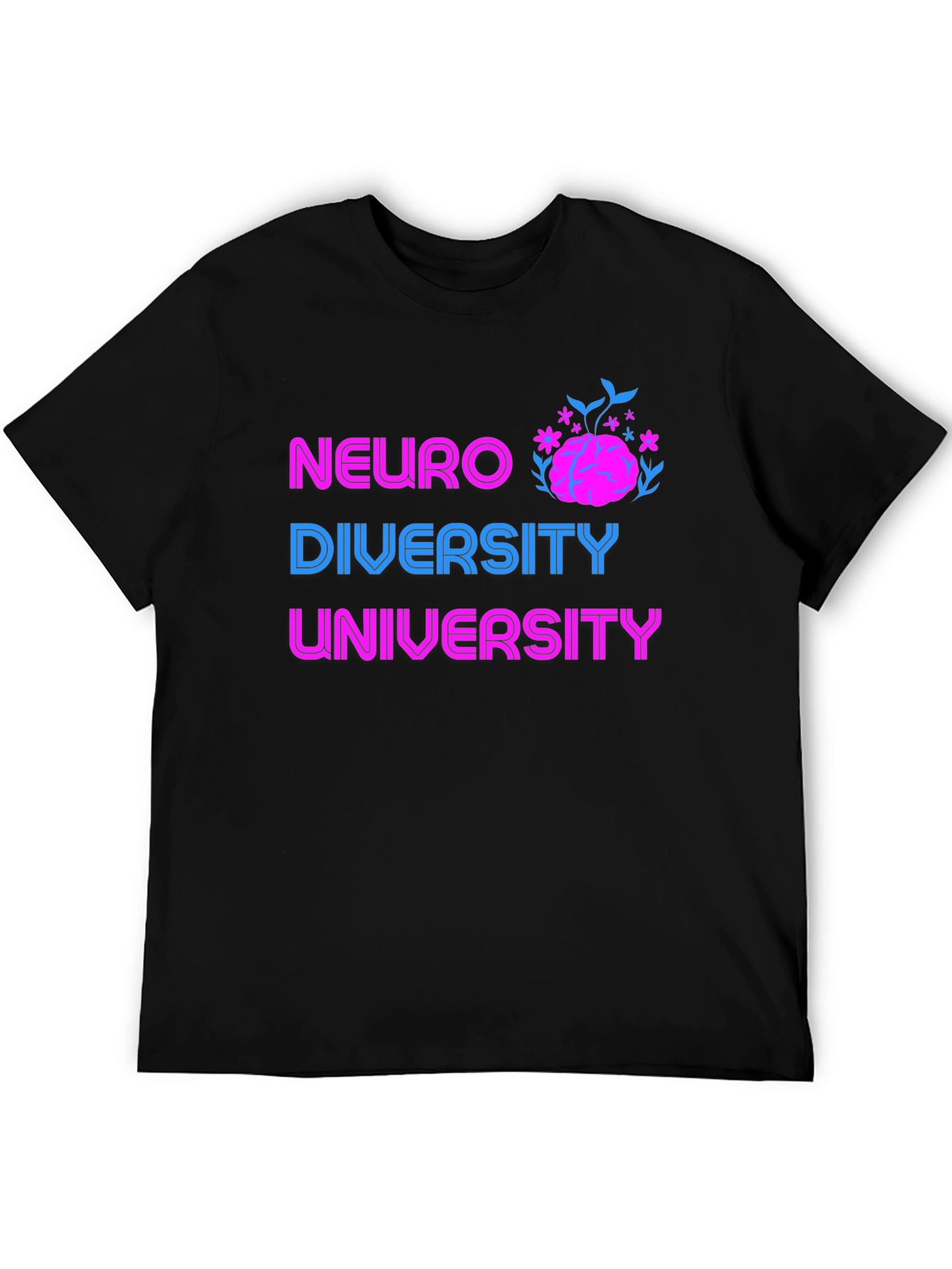Neurodiversity University Graphic T-Shirt