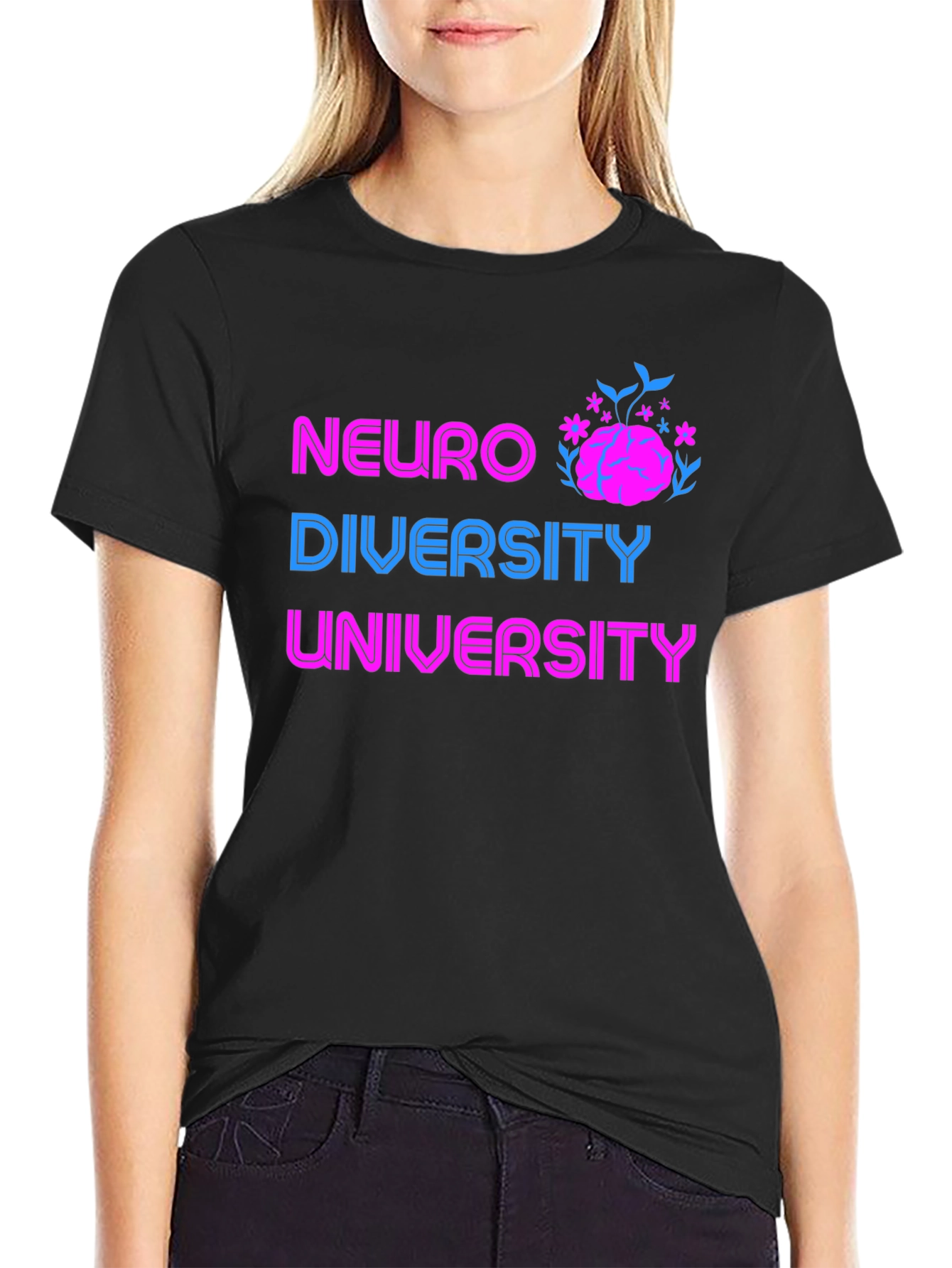 Neurodiversity University Graphic T-Shirt