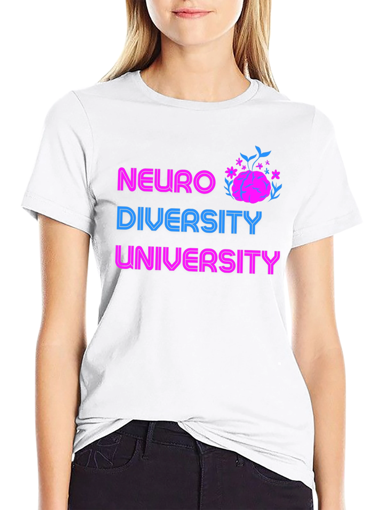 Neurodiversity University Graphic T-Shirt