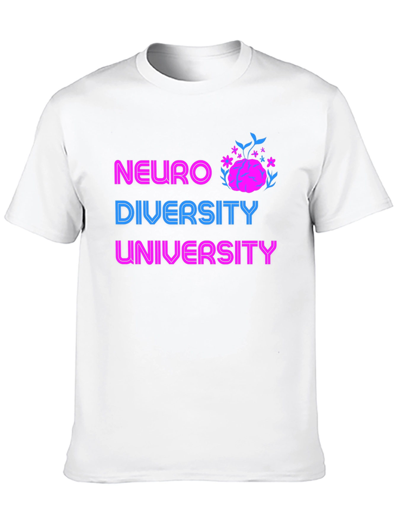 Neurodiversity University Graphic T-Shirt