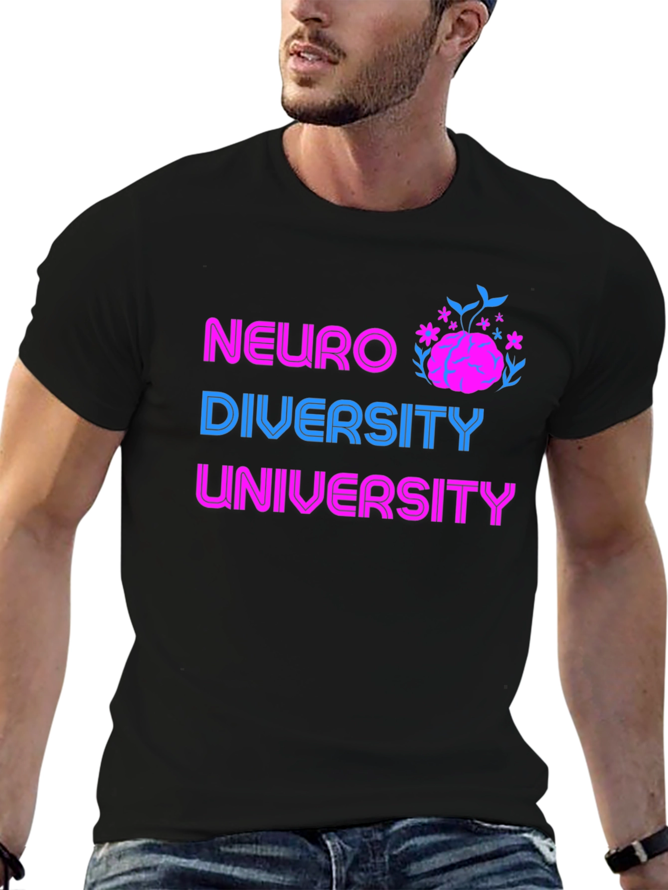 Neurodiversity University Graphic T-Shirt