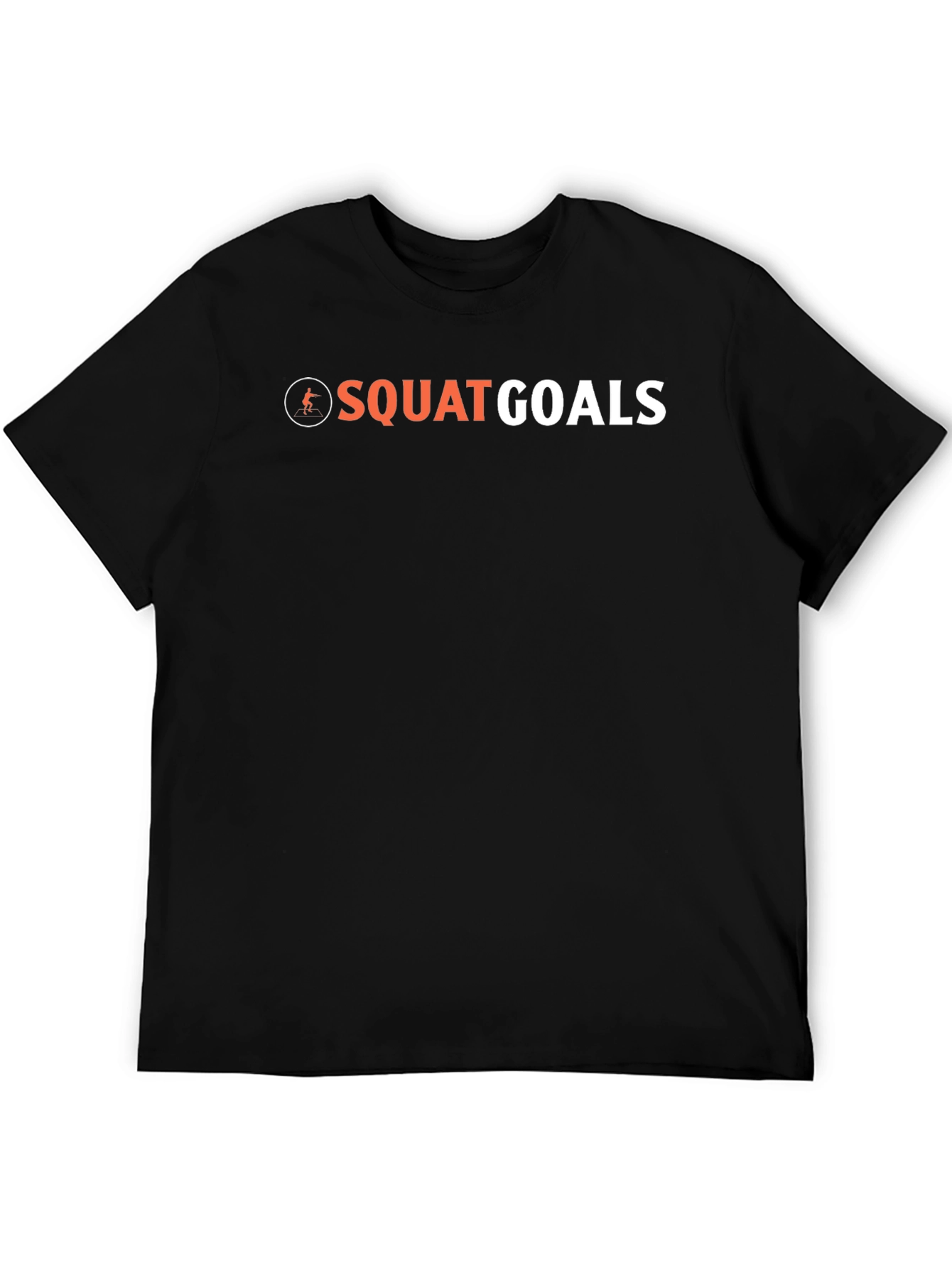 Squat Goals Graphic Tee - Black Fitness Shirt