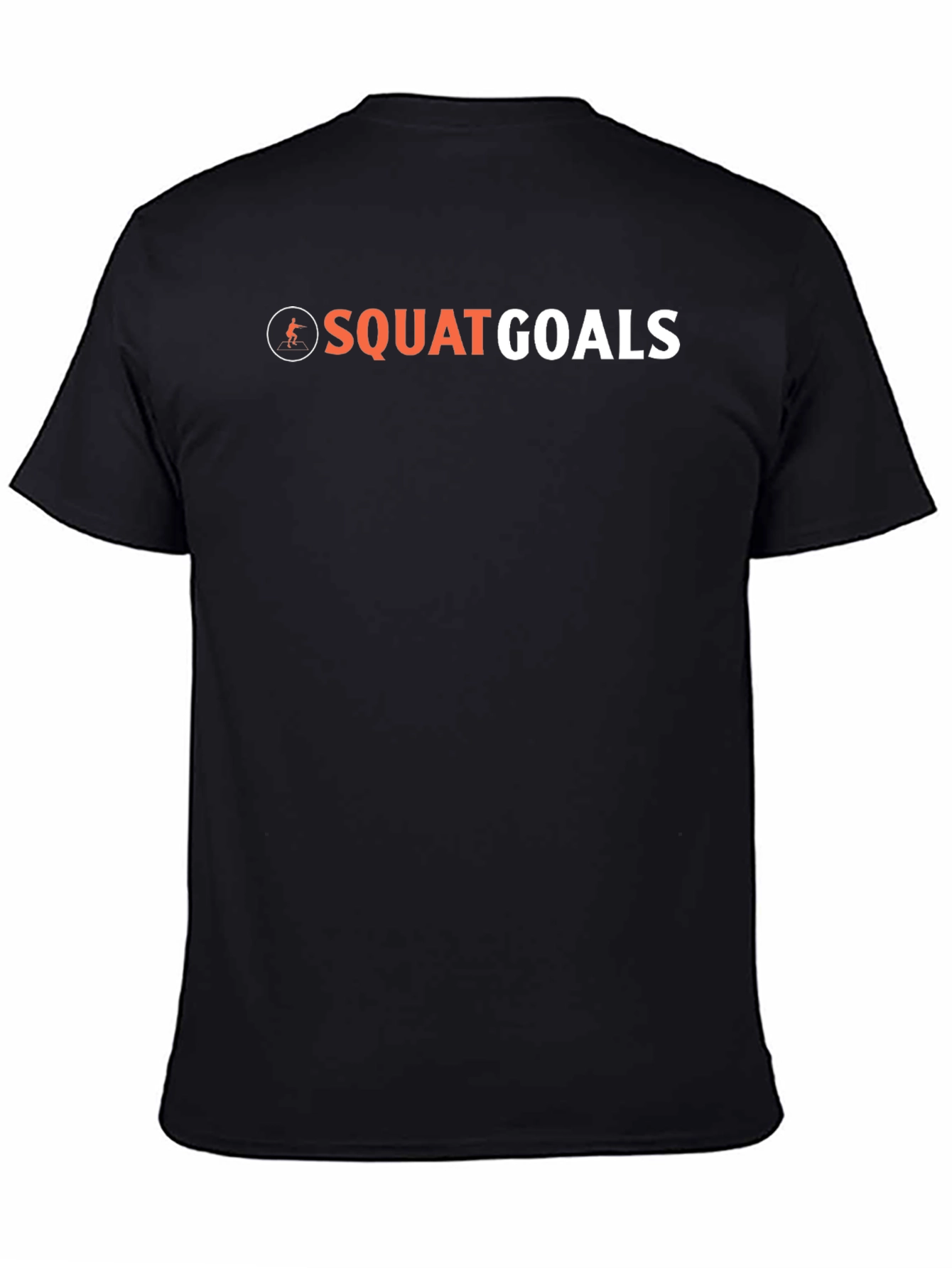 Squat Goals Graphic Tee - Black Fitness Shirt