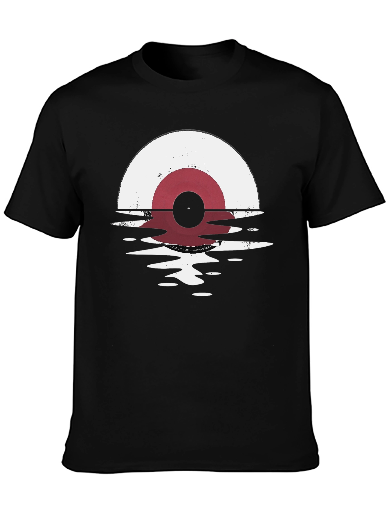 Retro Vinyl Record Graphic T-Shirt