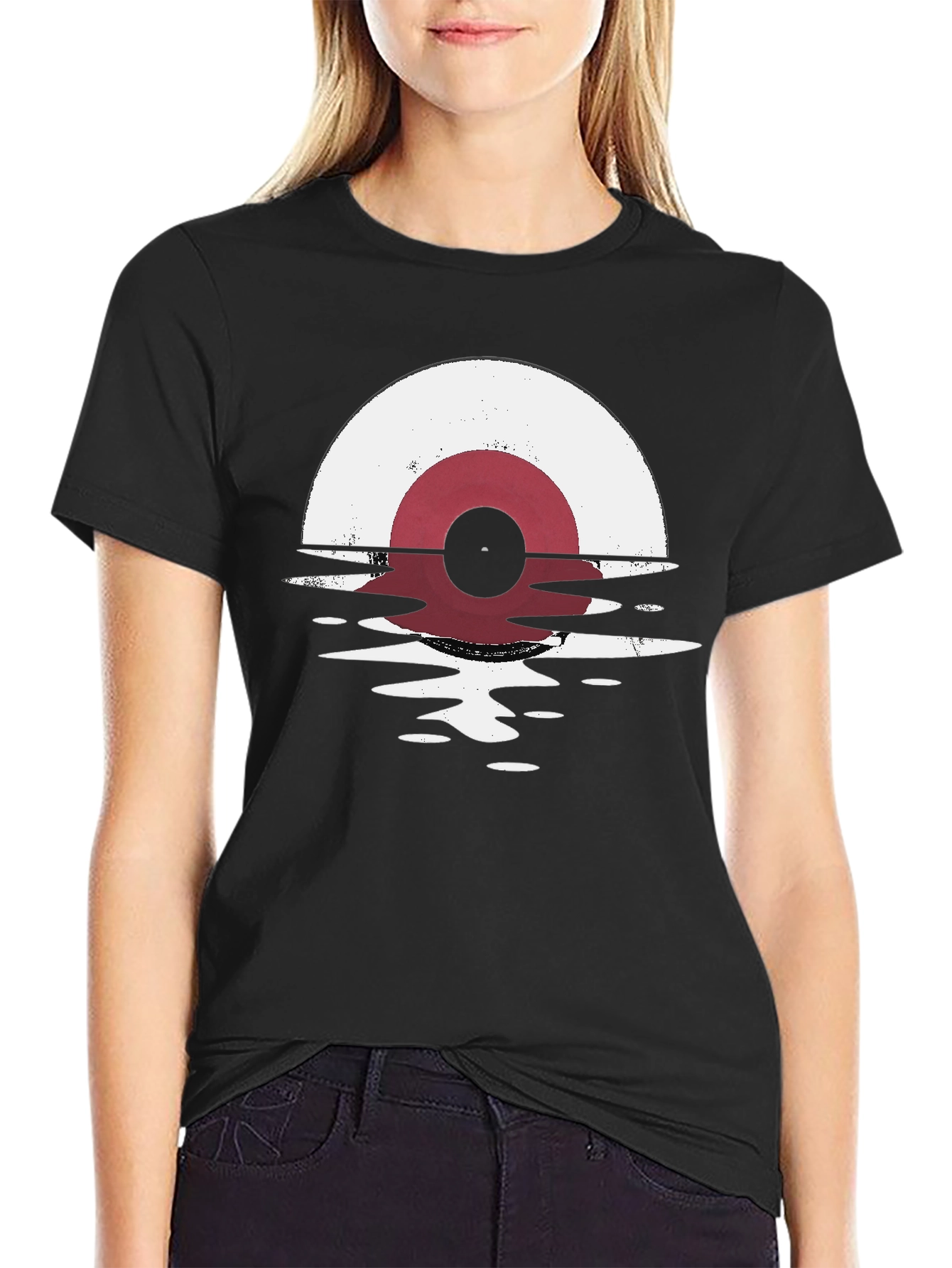 Retro Vinyl Record Graphic T-Shirt