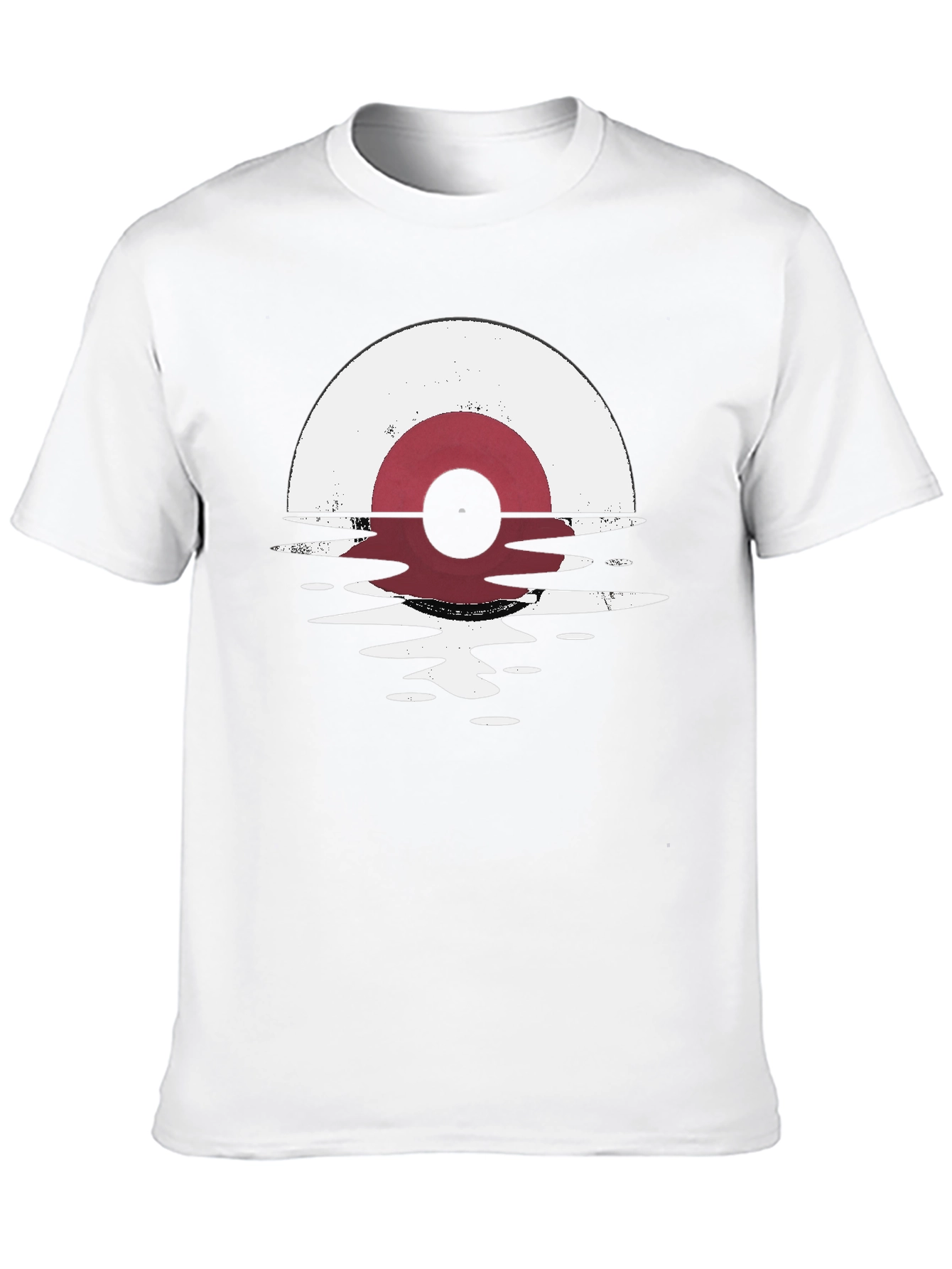 Retro Vinyl Record Graphic T-Shirt