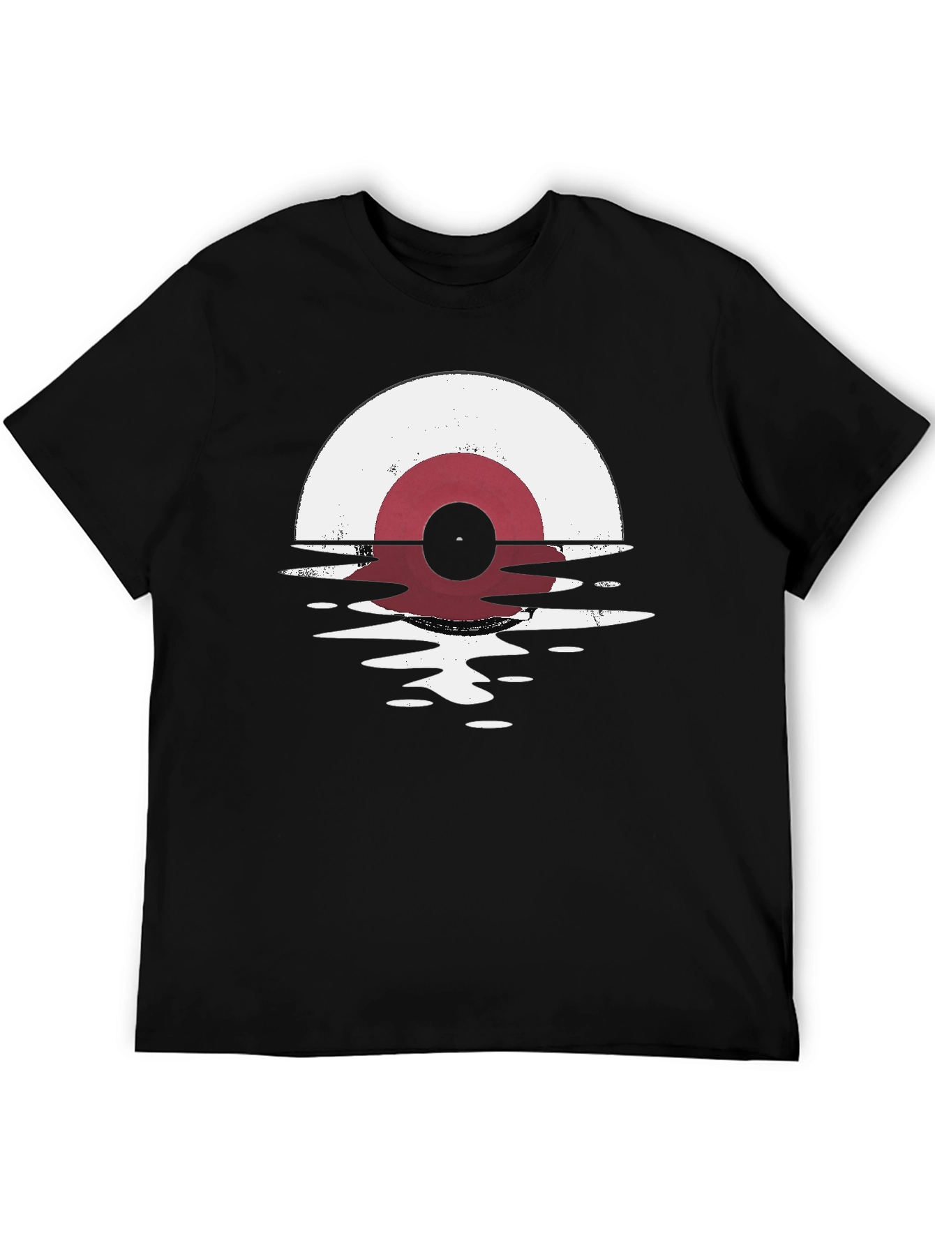 Retro Vinyl Record Graphic T-Shirt