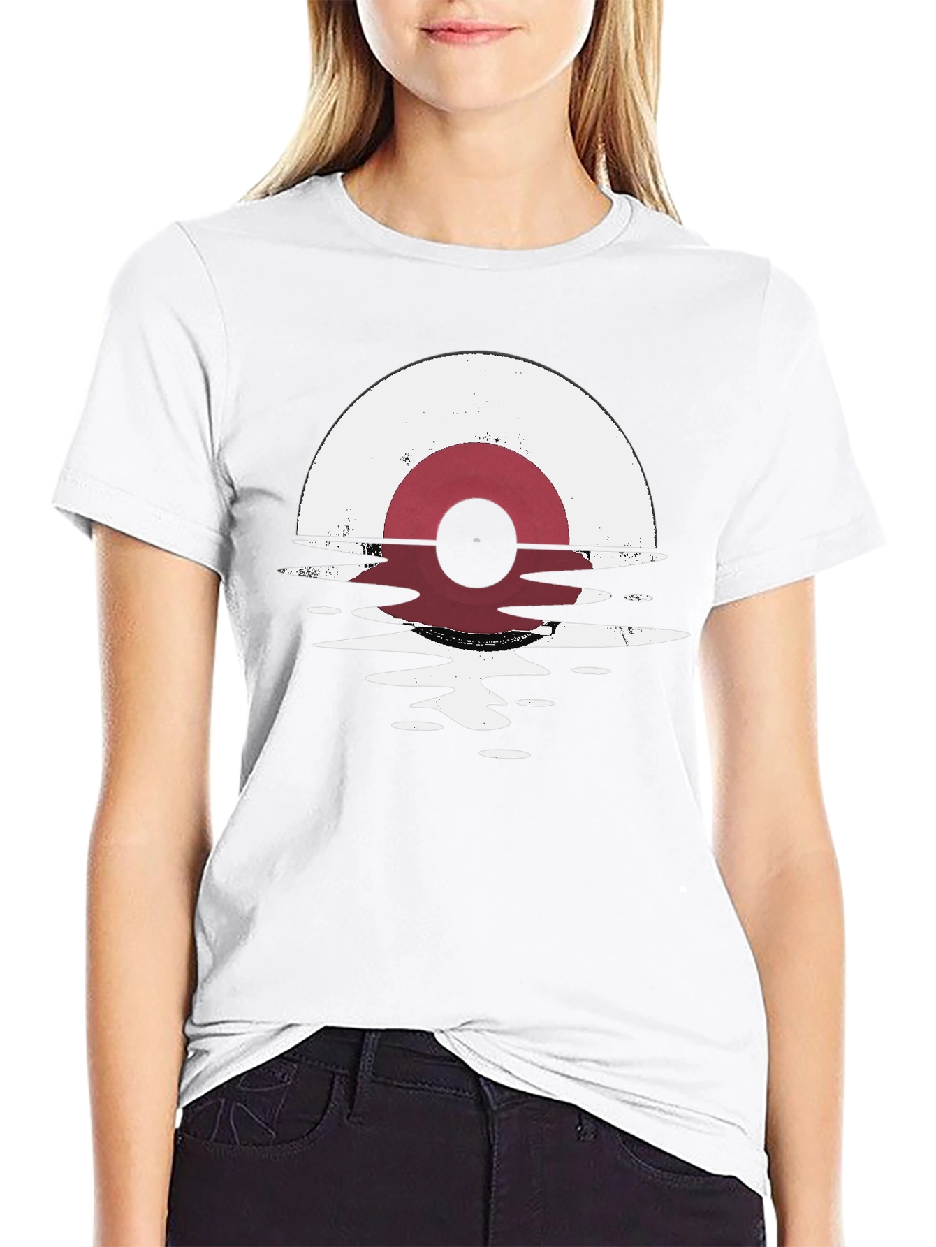 Retro Vinyl Record Graphic T-Shirt