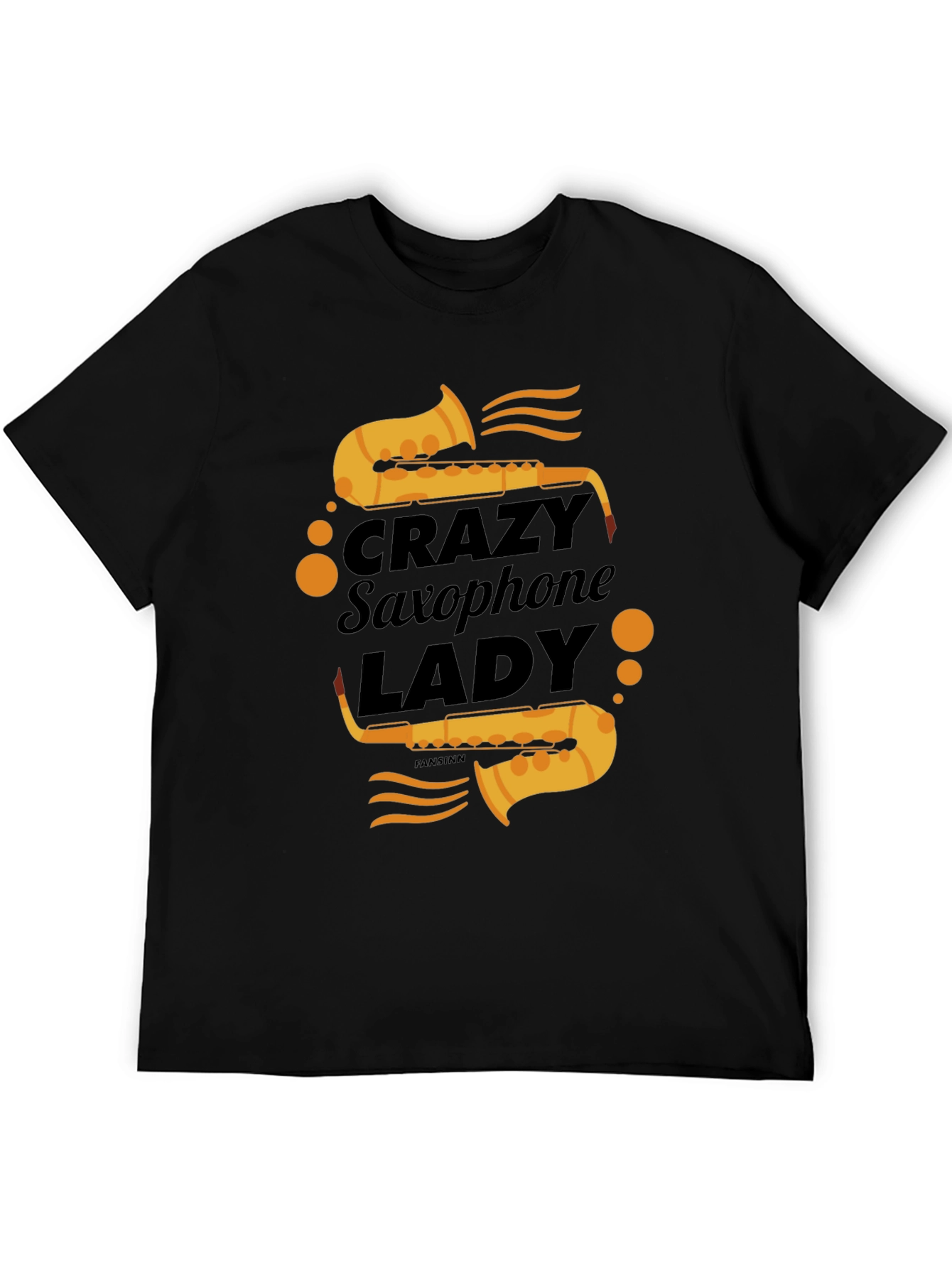 Crazy Saxophone Lady T-Shirt - Music Lover Tee