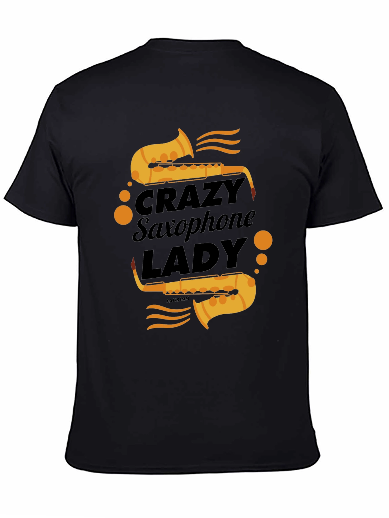 Crazy Saxophone Lady T-Shirt - Music Lover Tee