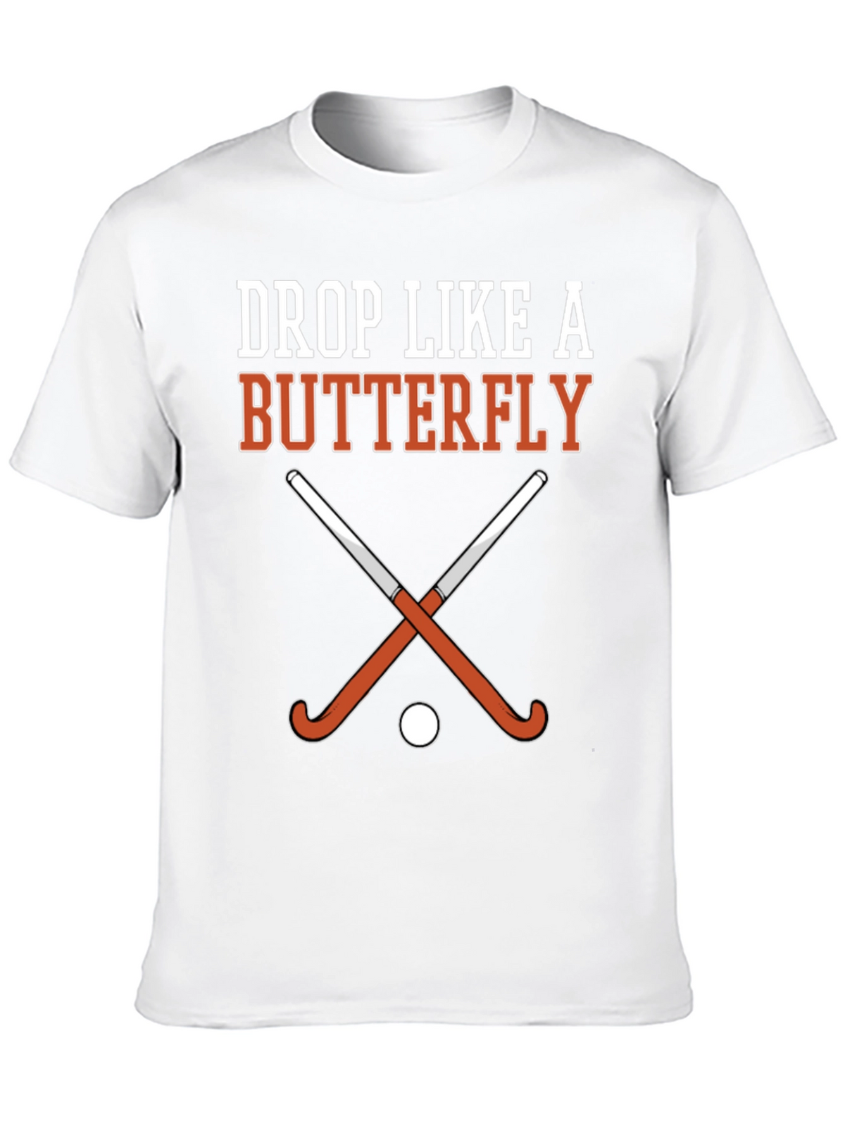 Drop Like a Butterfly Field Hockey Graphic T-Shirt