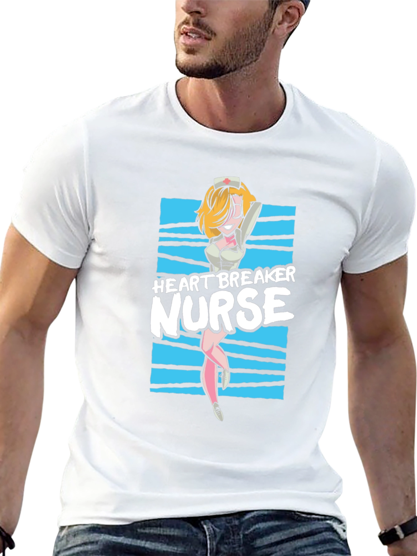 Heartbreaker Nurse T-Shirt - Novelty Graphic Tee