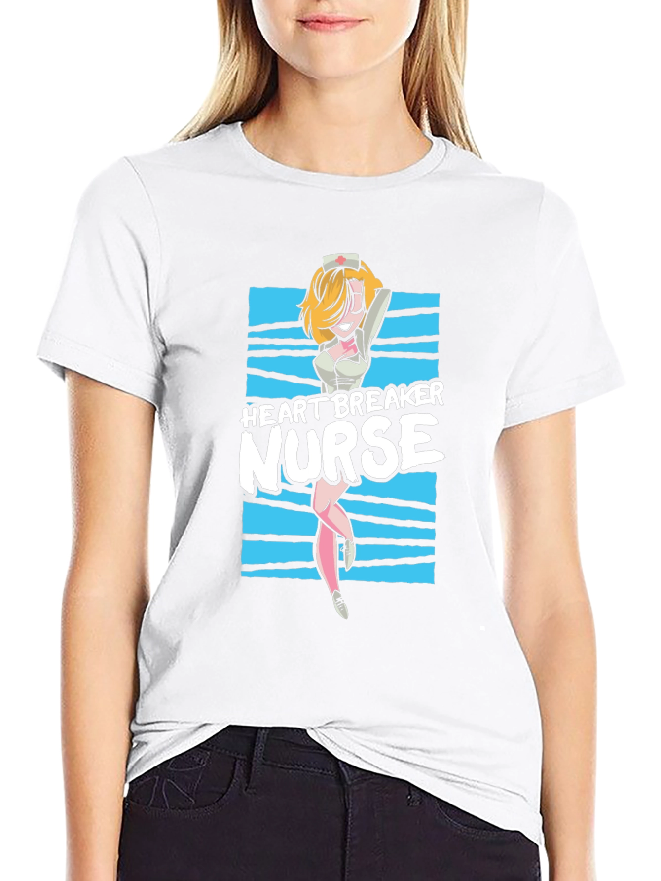 Heartbreaker Nurse T-Shirt - Novelty Graphic Tee