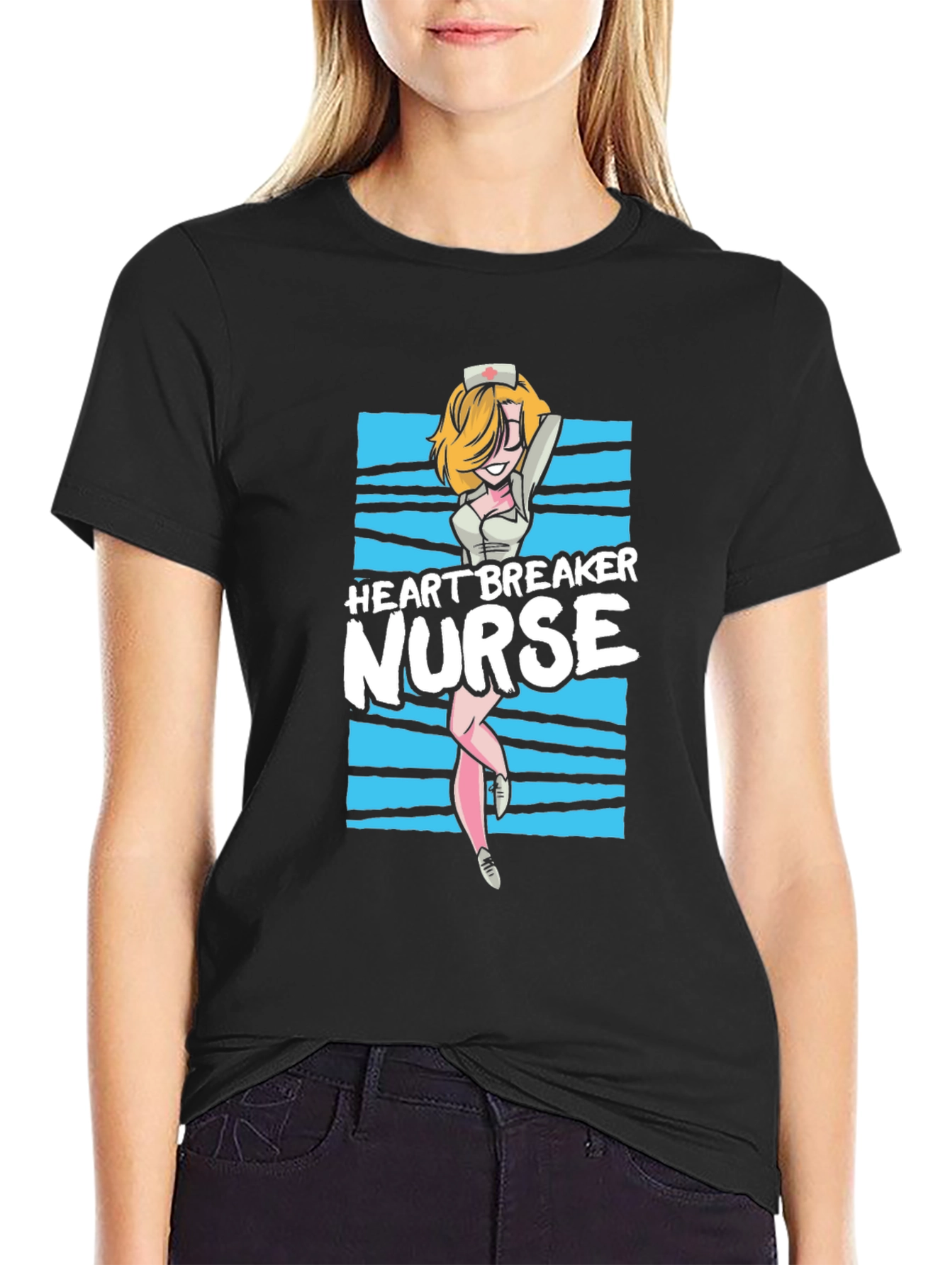 Heartbreaker Nurse T-Shirt - Novelty Graphic Tee