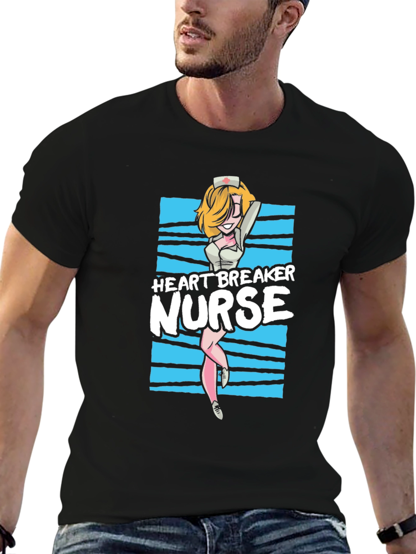 Heartbreaker Nurse T-Shirt - Novelty Graphic Tee