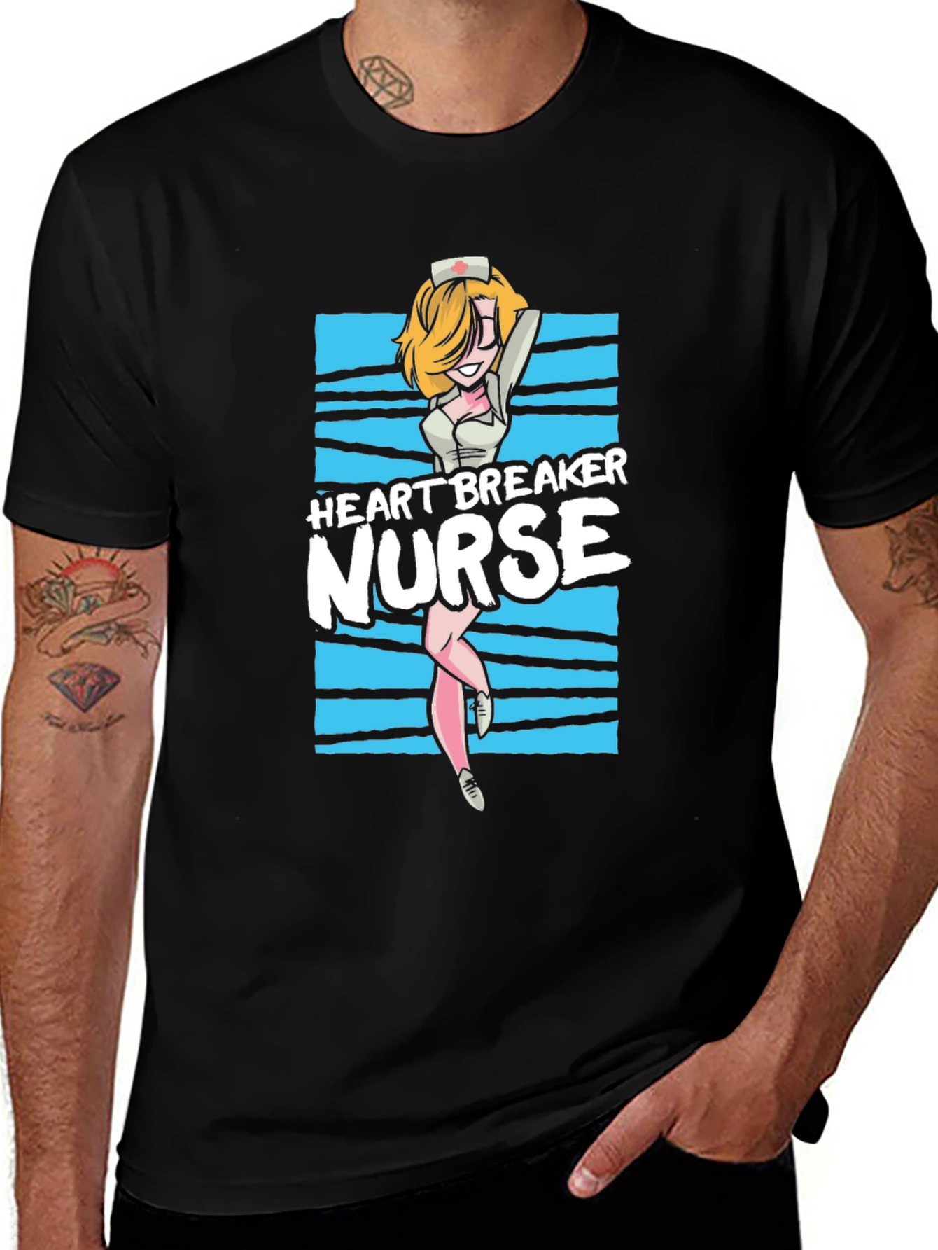 Heartbreaker Nurse T-Shirt - Novelty Graphic Tee